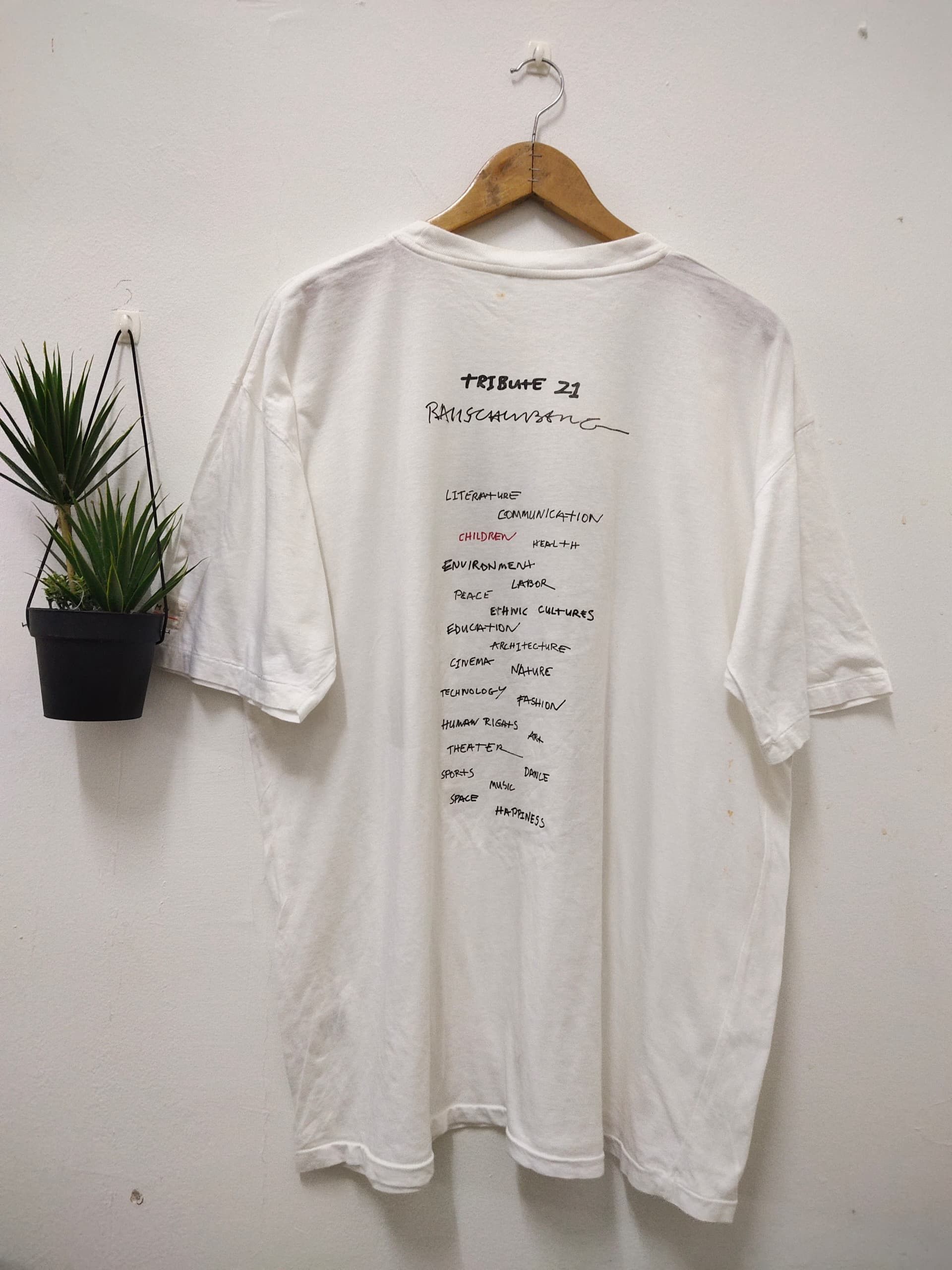 Vintage Vintage 80s 90s Robert Rauschenberg pop art Graphic Size US XL / EU 56 / 4 - 4 Thumbnail