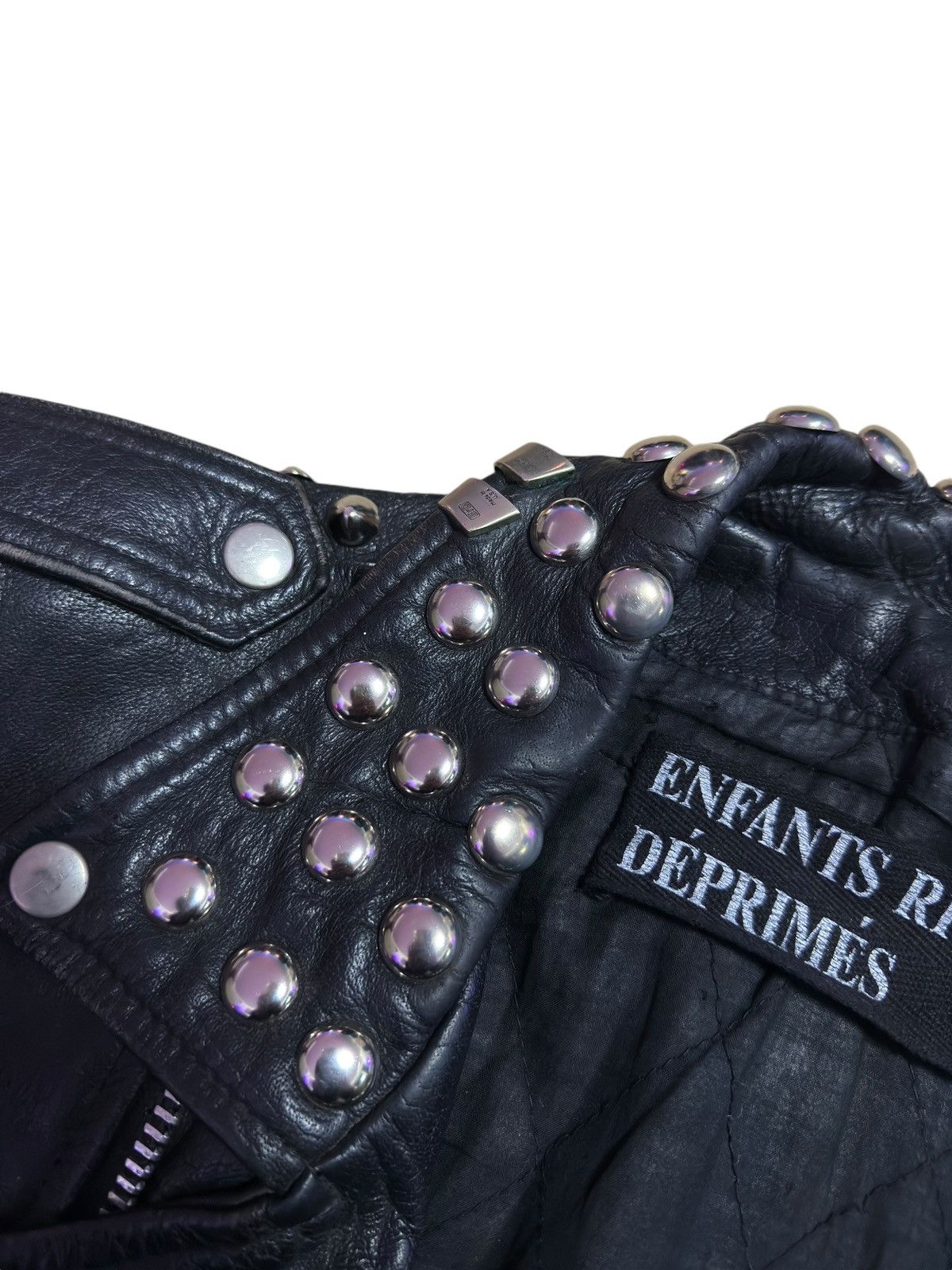 Enfants Riches Deprimes ERD 1/1 “Romeo Void” Hand Painted Leather Jacket Size US XL / EU 56 / 4 - 12 Thumbnail