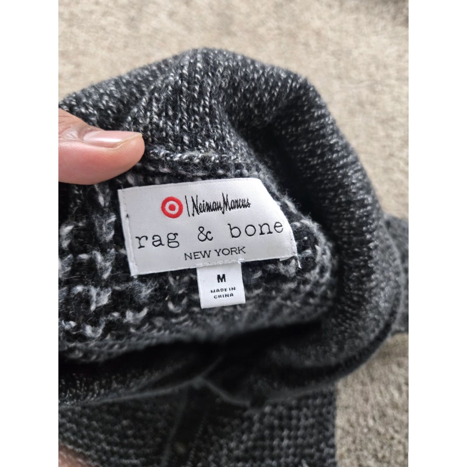 Rag & Bone rag & bone Cardigan Sweater Men M Gray Wool Button Pockets Vintage No Size US M / EU 48-50 / 2 - 4 Thumbnail