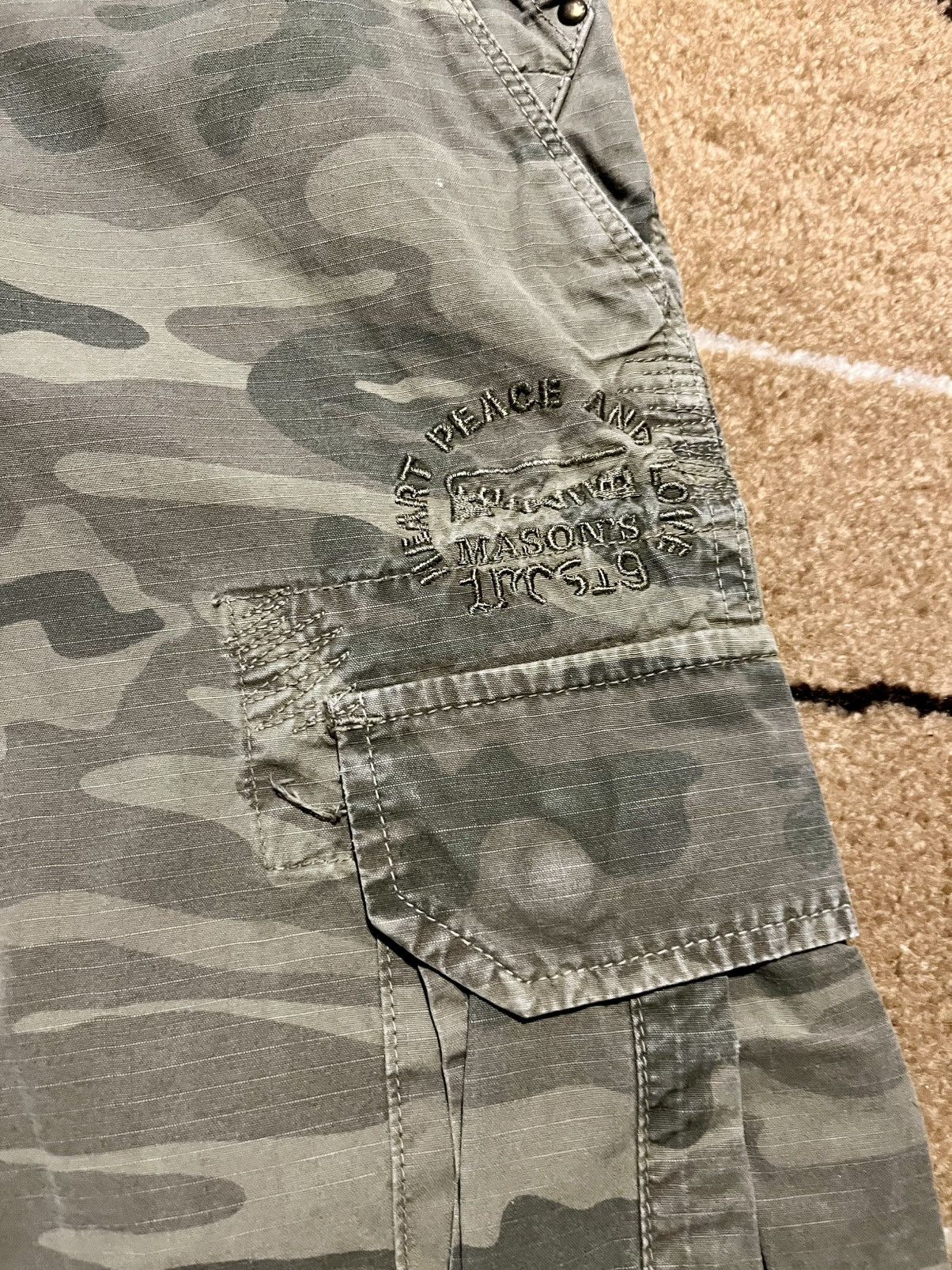 Mason's Mason’s Camouflage Cargo Men Shorts Size US 30 / EU 46 - 2 Thumbnail