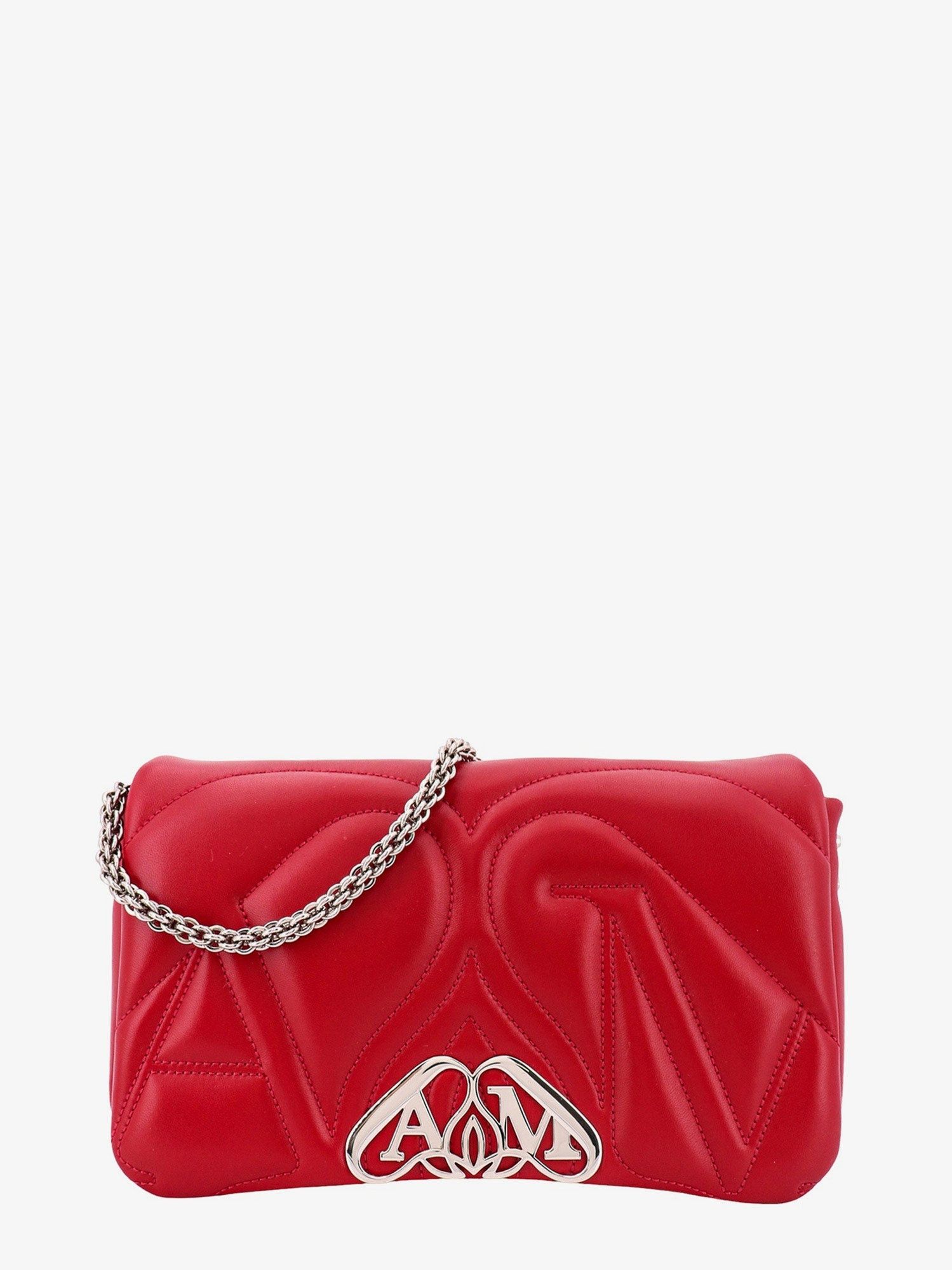 Alexander McQueen o1w1db10925 Size: OS/The Seal Small Bag in Red Size ONE SIZE - 1 Thumbnail