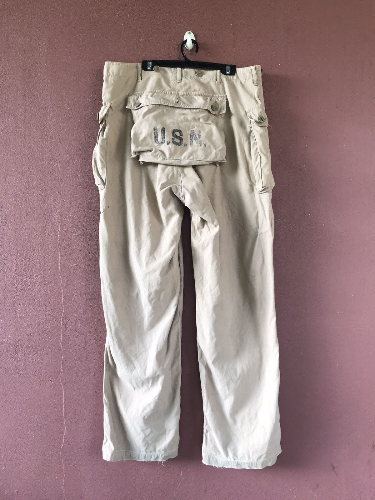 Other Vintage USN Military Monkey Pants Size US 35 - 2 Thumbnail