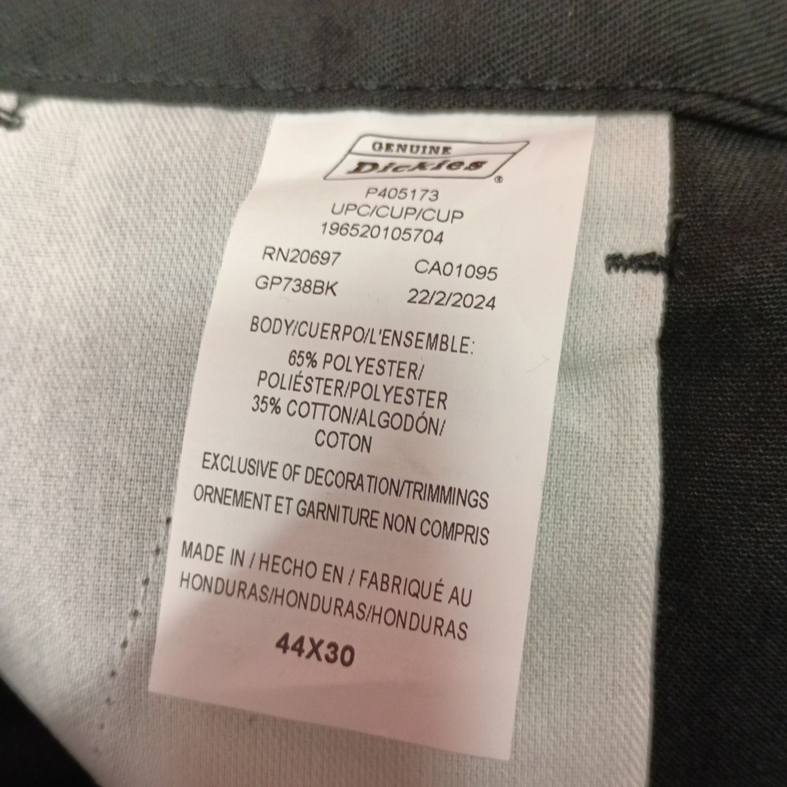 Dickies Dickies Loose Fit Double Knee Work Pants Men's 44x30 Black Size US 44 / EU 60 - 5 Thumbnail