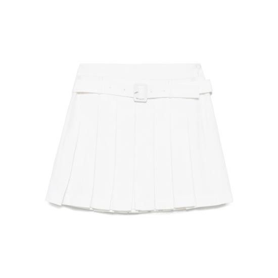 Shushu/Tong SHUSHU/TONG Women Mid Skirts FSDESK03 HEM498 WH100 WHITE Size 28" / US 6 / IT 42 - 1 Thumbnail