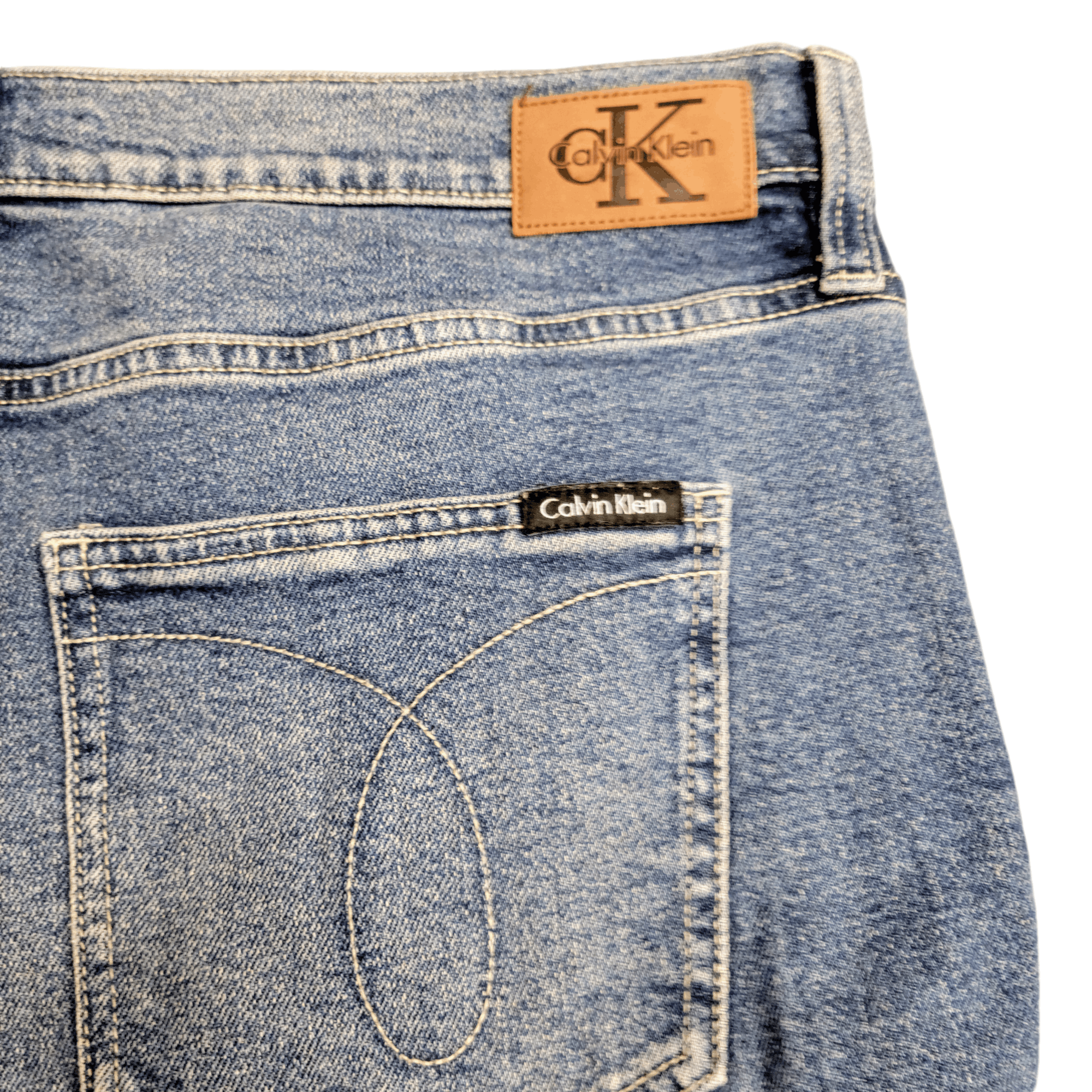 Calvin Klein Calvin Klein High Rise Straight Leg Classic Blue Jeans Size 36" / US 14 / IT 50 - 8 Thumbnail