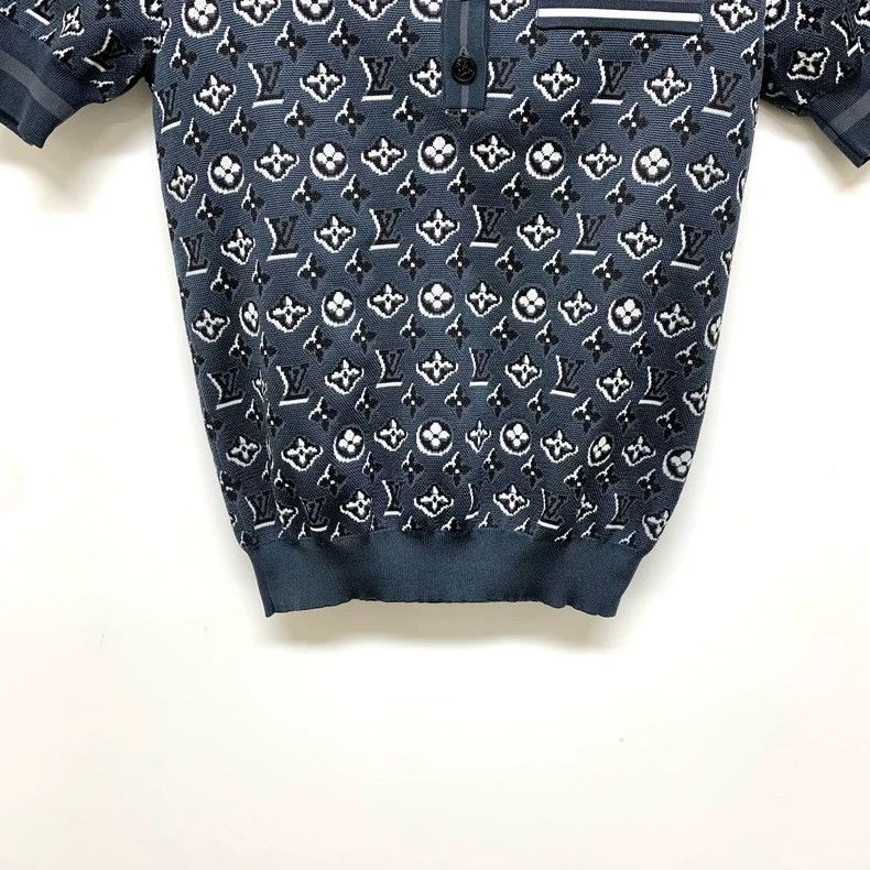 Louis Vuitton Louis Vuitton Old flower full print knit short sleeves 250 Size S / US 4 / IT 40 - 6 Thumbnail