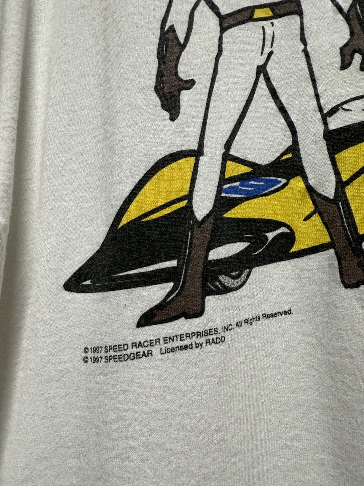 Vintage Vintage 90’s Speed Racer T-Shirt Vtg Cartoon Tee Large Size US L / EU 52-54 / 3 - 3 Thumbnail