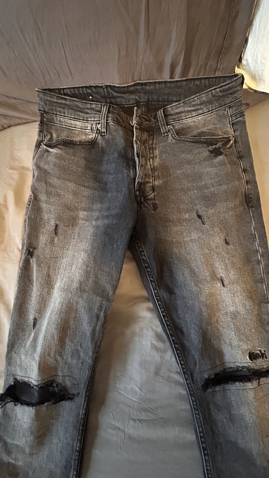 Designer × Ksubi SIZE 34 KSUBI JEANS VAN WRINKLE Size US 34 / EU 50 - 1 Thumbnail