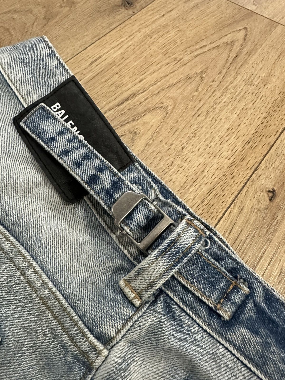 Balenciaga denim shorts