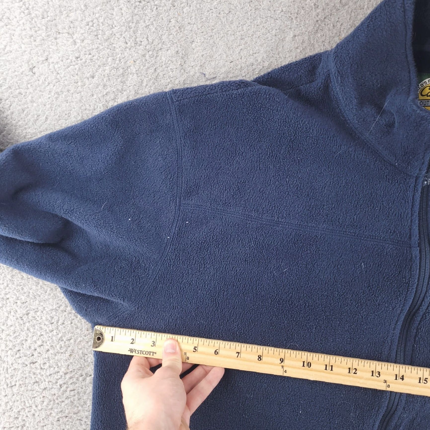 Vintage Cabela's Sweater Full Zip Men 2XL Blue Fleece Regular Size N/A Size US XXL / EU 58 / 5 - 5 Thumbnail