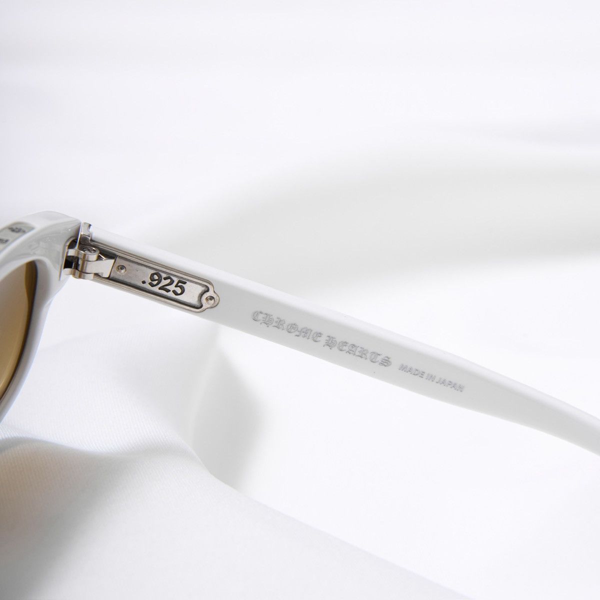Chrome Hearts CHROME HEARTS LOWRIDER 52 WHITE SUNGLASSES Size ONE SIZE - 4 Thumbnail