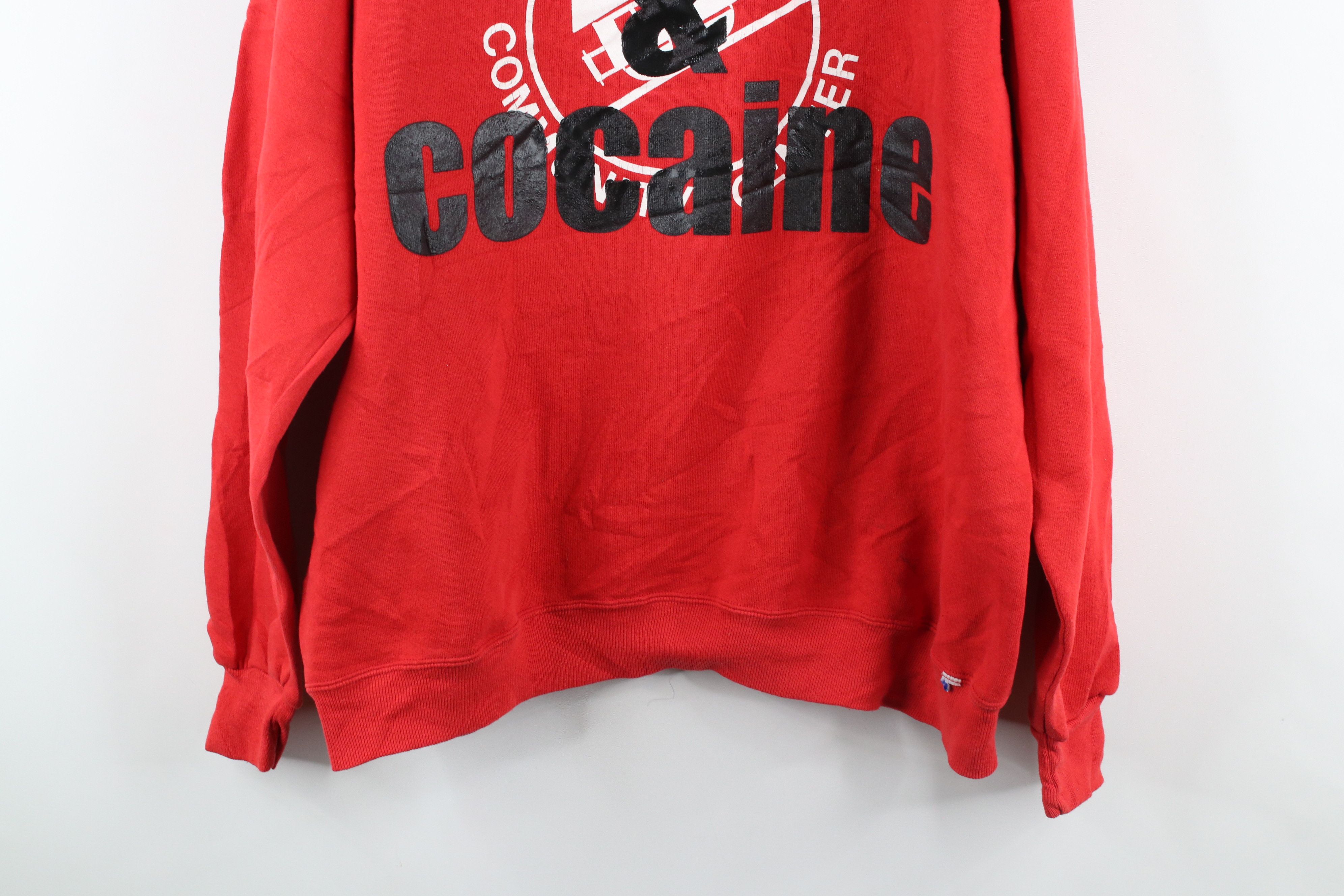 Russell Athletic Vintage 90s Russell Athletic & Cocaine Sweatshirt USA Size US XL / EU 56 / 4 - 3 Thumbnail