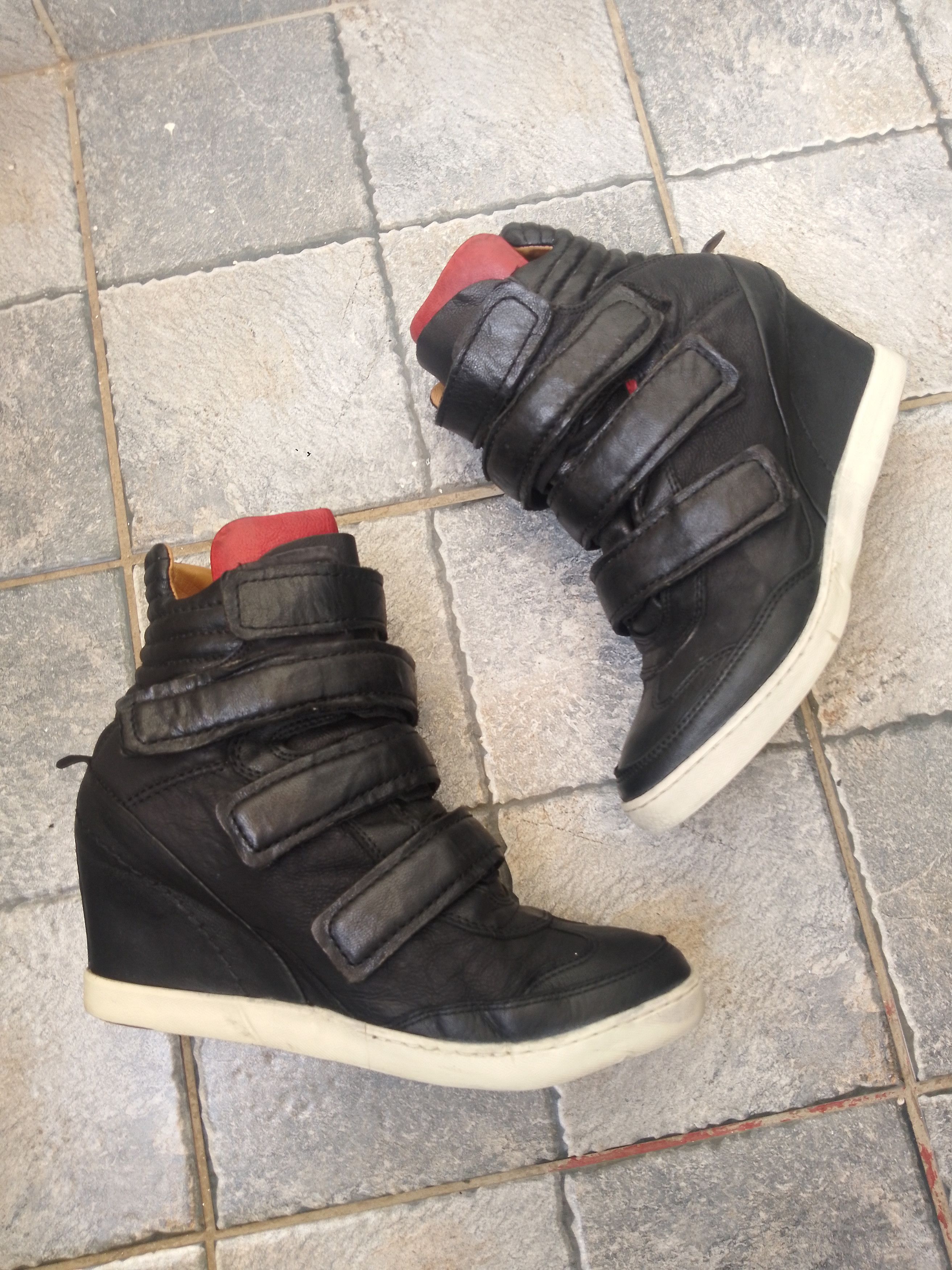 A.S.98 AS 98 leather wedge sneakers Size US 10 / IT 40 - 2 Thumbnail