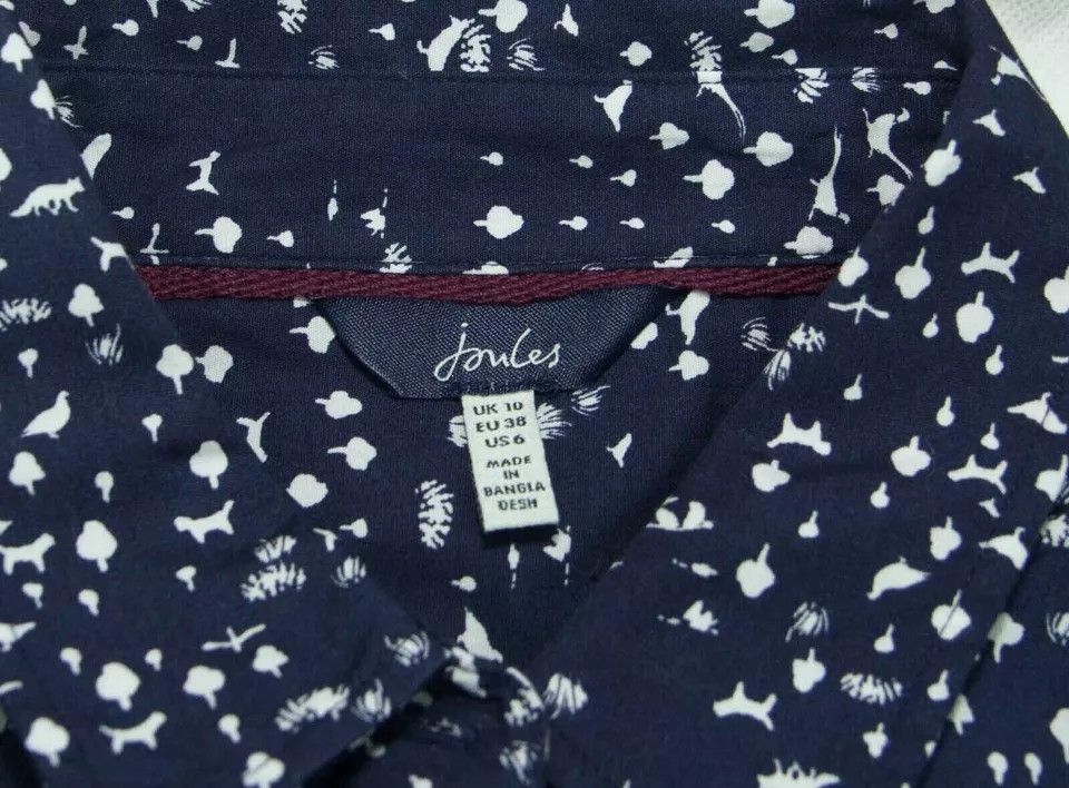 Other Joules womens shirt cotton size UK-10 excl Size M / US 6-8 / IT 42-44 - 7 Thumbnail