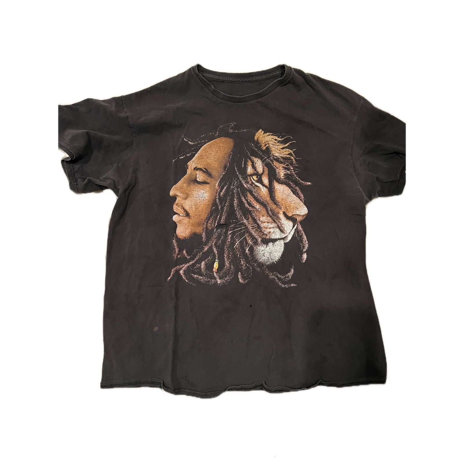 Zion Rootswear Bob Marley Lion of Judah Black T-Shirt Mens 2XL Size US XXL / EU 58 / 5 - 1 Thumbnail
