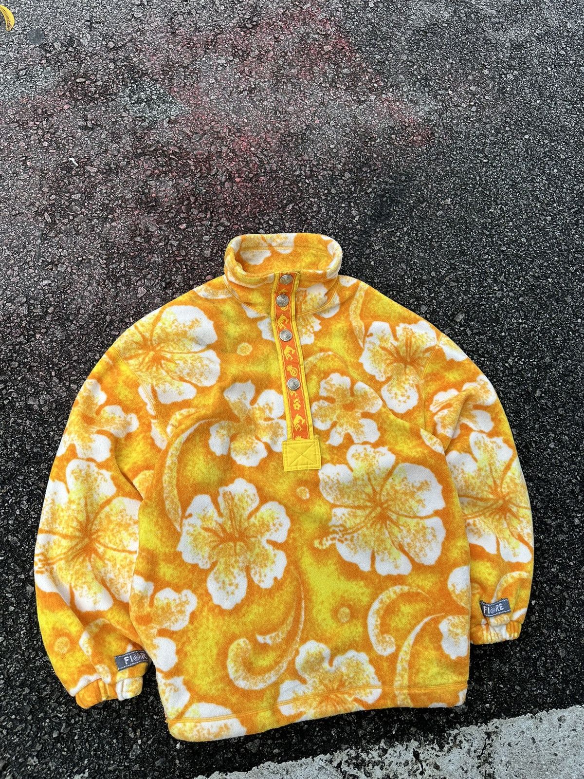 Japanese Brand 👹Jojo Fiore Japan Pullover Fleece Jacket Size US M / EU 48-50 / 2 - 3 Thumbnail