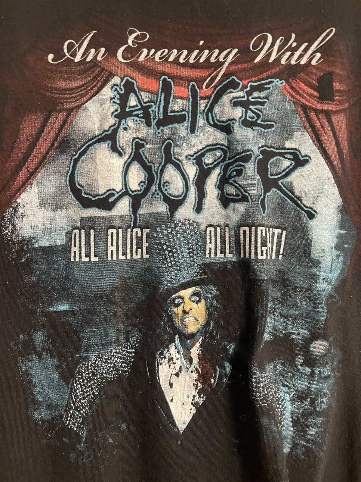 Band Tees × Vintage Alice Cooper 2016 Tour Tee Size US L / EU 52-54 / 3 - 3 Thumbnail