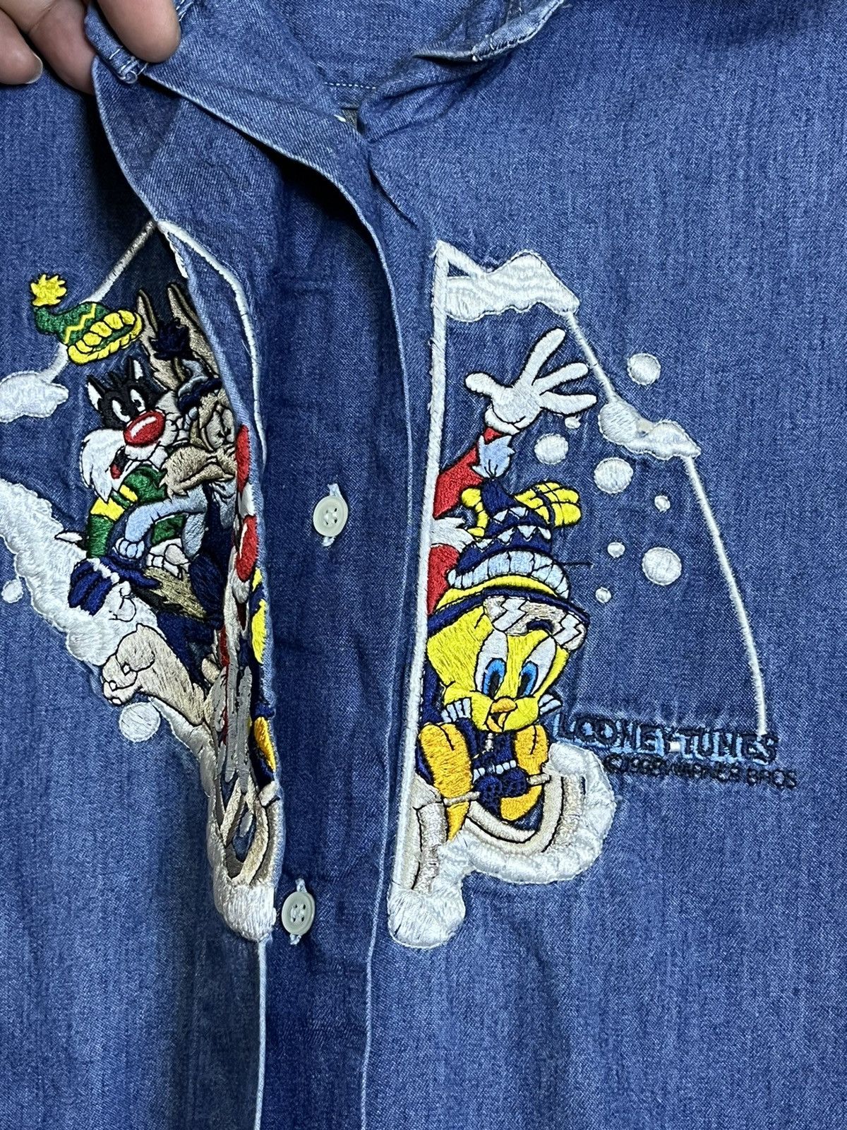 Vintage NICE💥EMMANUEL SCHVILI X DISNEY EMBROIDERY BUTTON UPS SHIRT Size US L / EU 52-54 / 3 - 5 Thumbnail
