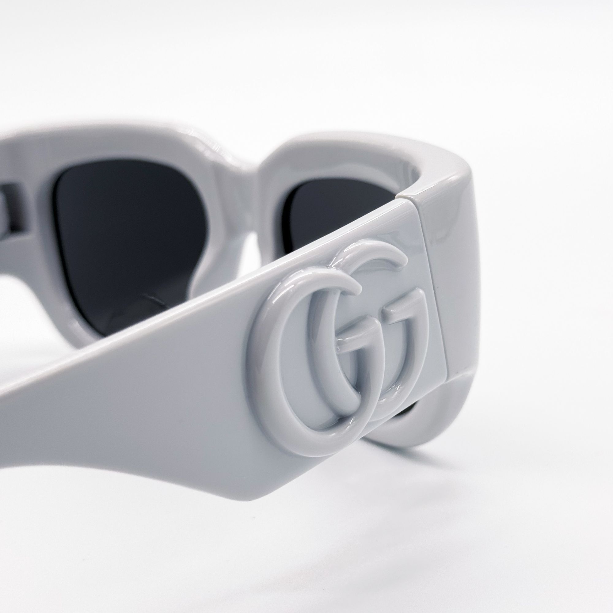 Gucci NEW GUCCI GG1545S 003 SQUARE LIGHT GREY WOMEN SUNGLASSES GUC Size ONE SIZE - 9 Thumbnail