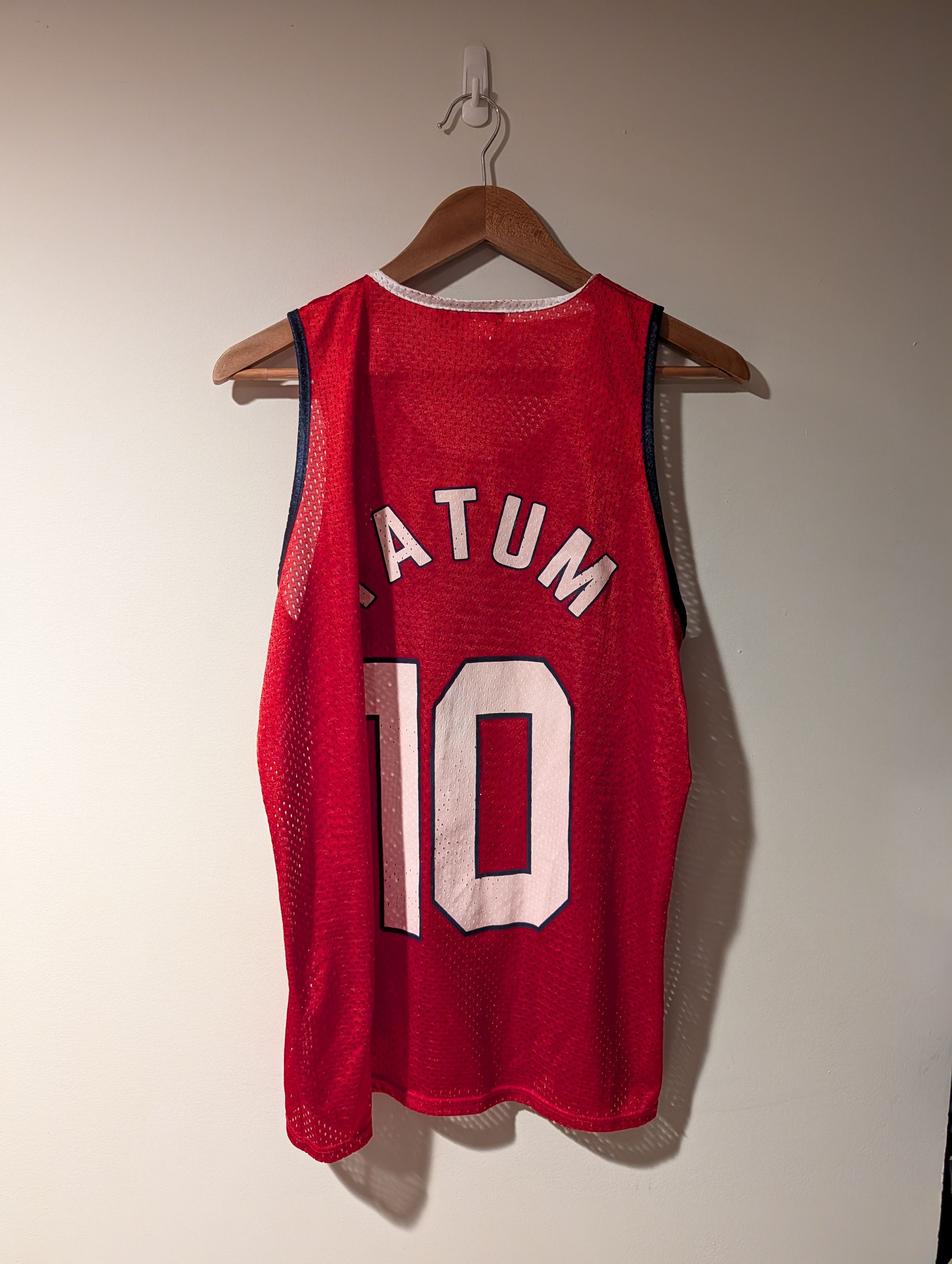 NBA Vintage Team USA Basketball Jayson Tatum Red Medium Jersey Size US M / EU 48-50 / 2 - 7 Thumbnail