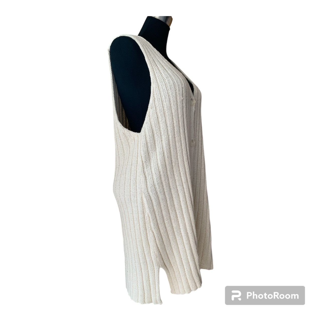 Club Monaco Rare Vintage 90s Club Monaco Long Sleeveless Knit Vest Size M / US 6-8 / IT 42-44 - 2 Thumbnail