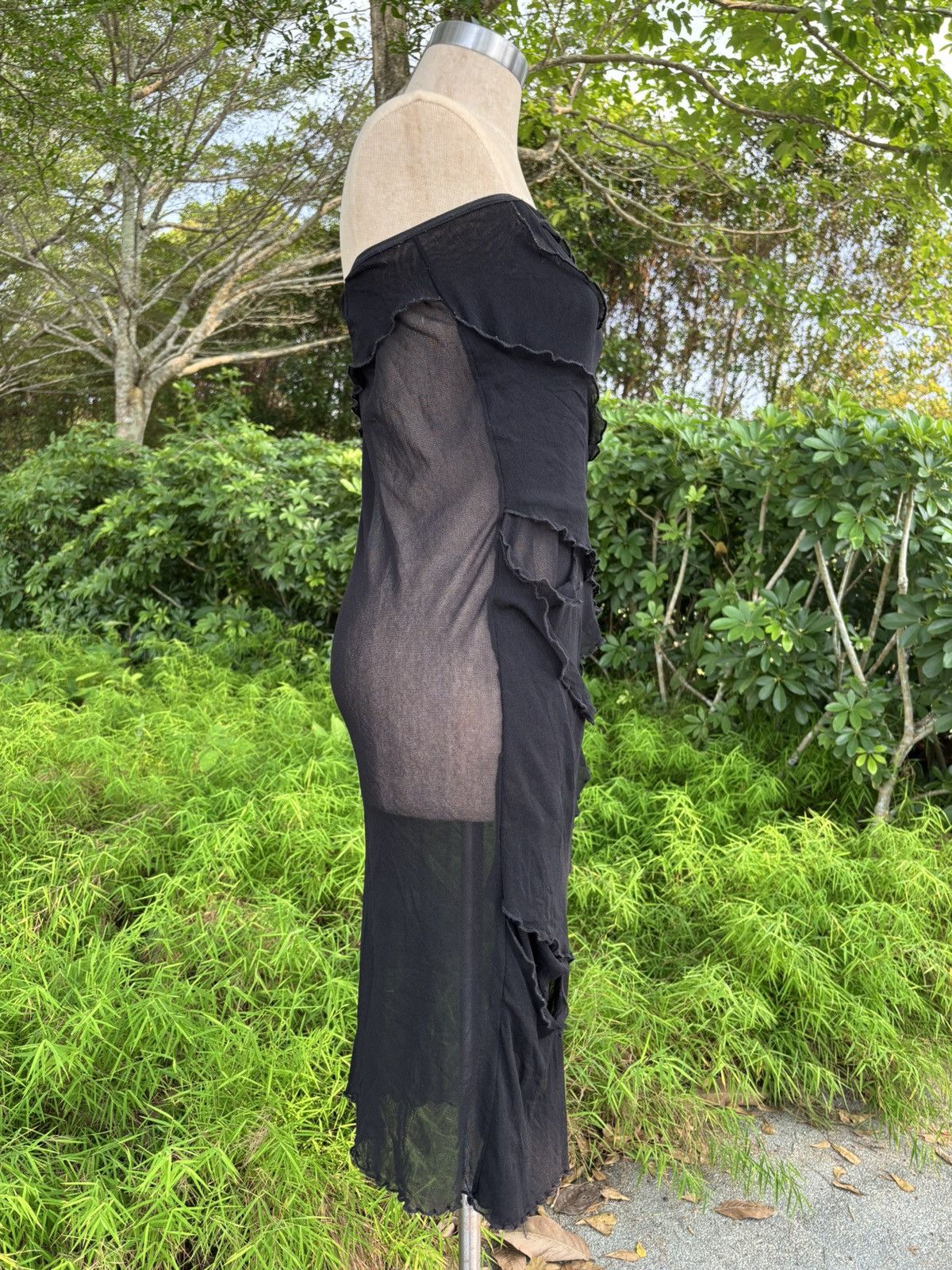 Vintage Vintage lip service mesh tube dress Size M / US 6-8 / IT 42-44 - 4 Thumbnail
