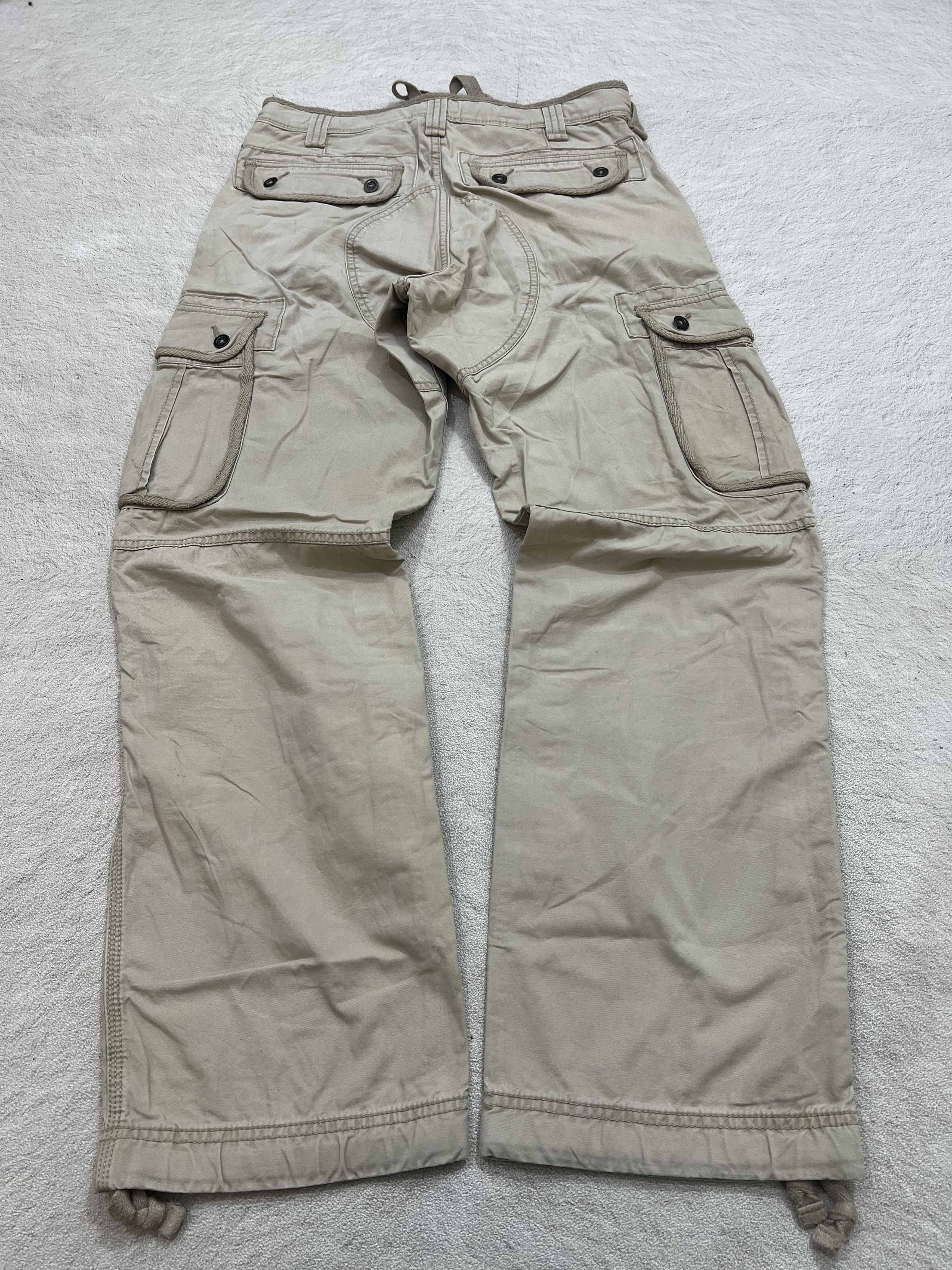 Japanese Brand 2000s Hysteric Junya Y's Tornado Baggy Cargo y2k Lgb Ifsix Size US 30 / EU 46 - 2 Thumbnail