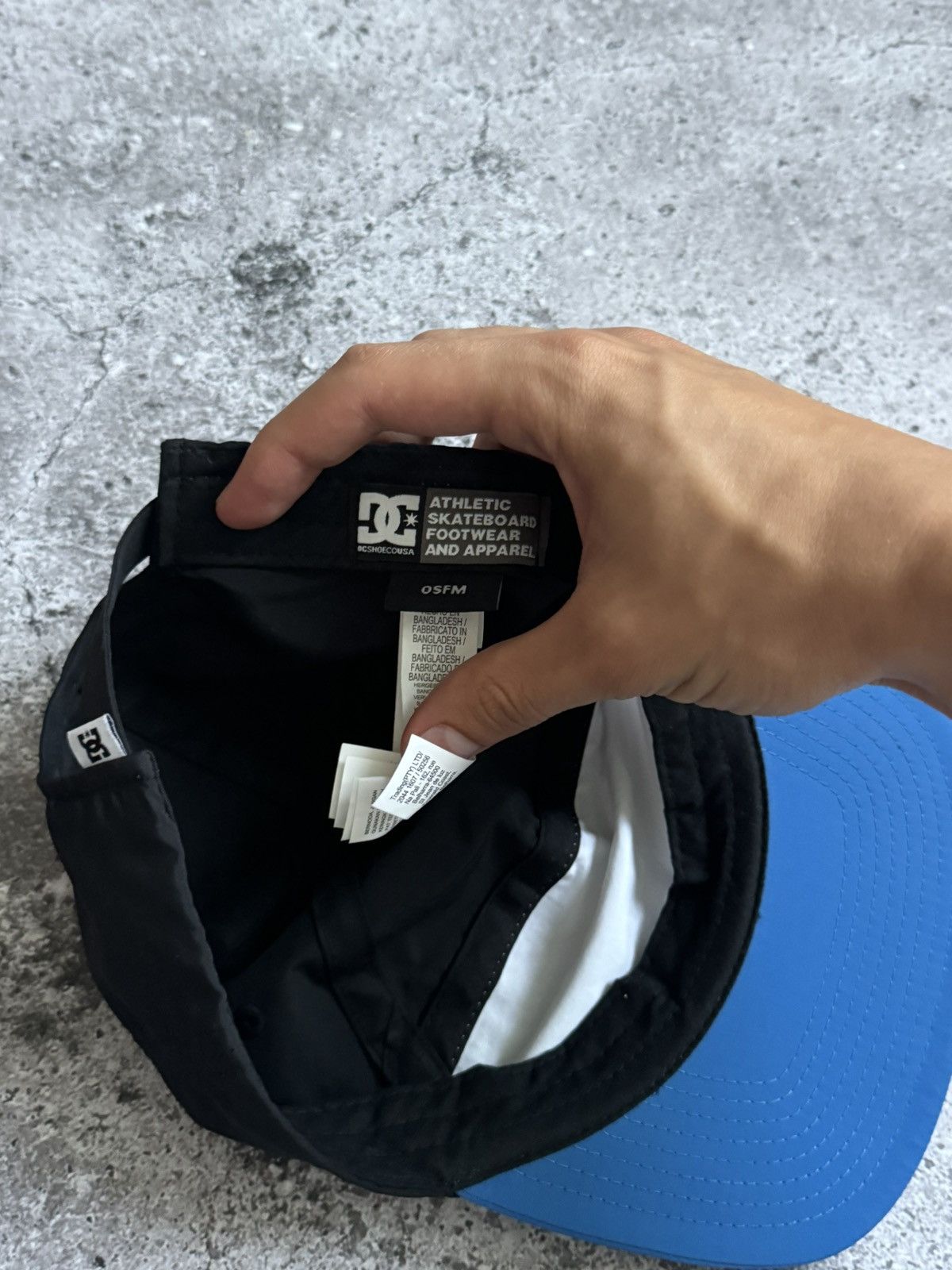 DC DC USA 5-panel nylon cap hat Size ONE SIZE - 6 Thumbnail