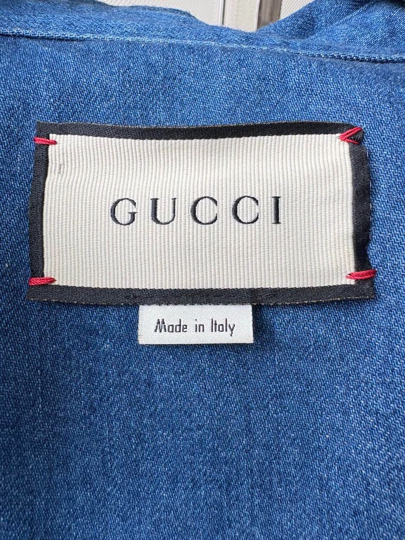 Gucci Gucci Classic horse buckle horsebit blue denim shirt Size US S / EU 44-46 / 1 - 6 Thumbnail