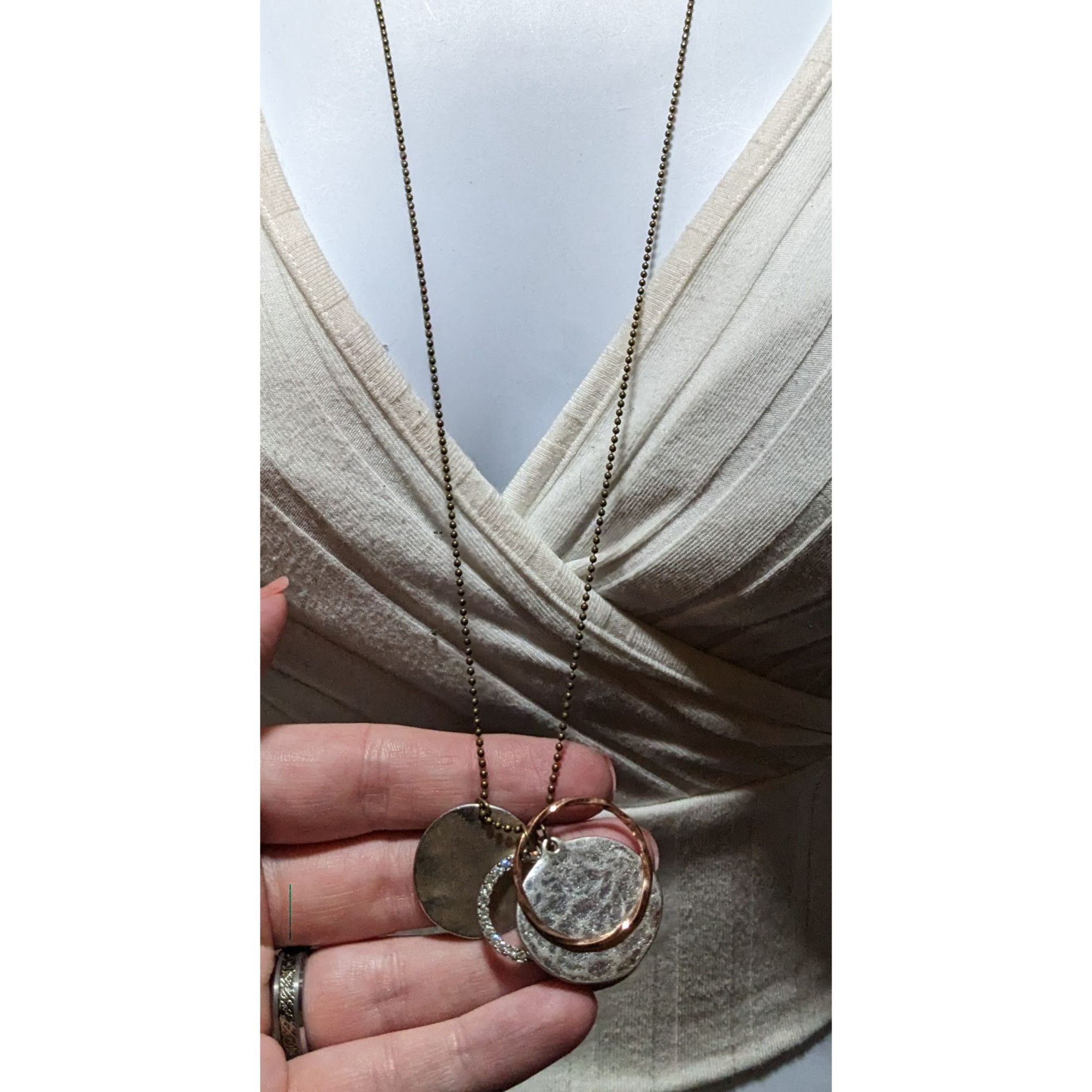 American Eagle Outfitters American Eagle Outfitters Brutalist Charm Necklace Size ONE SIZE - 4 Thumbnail