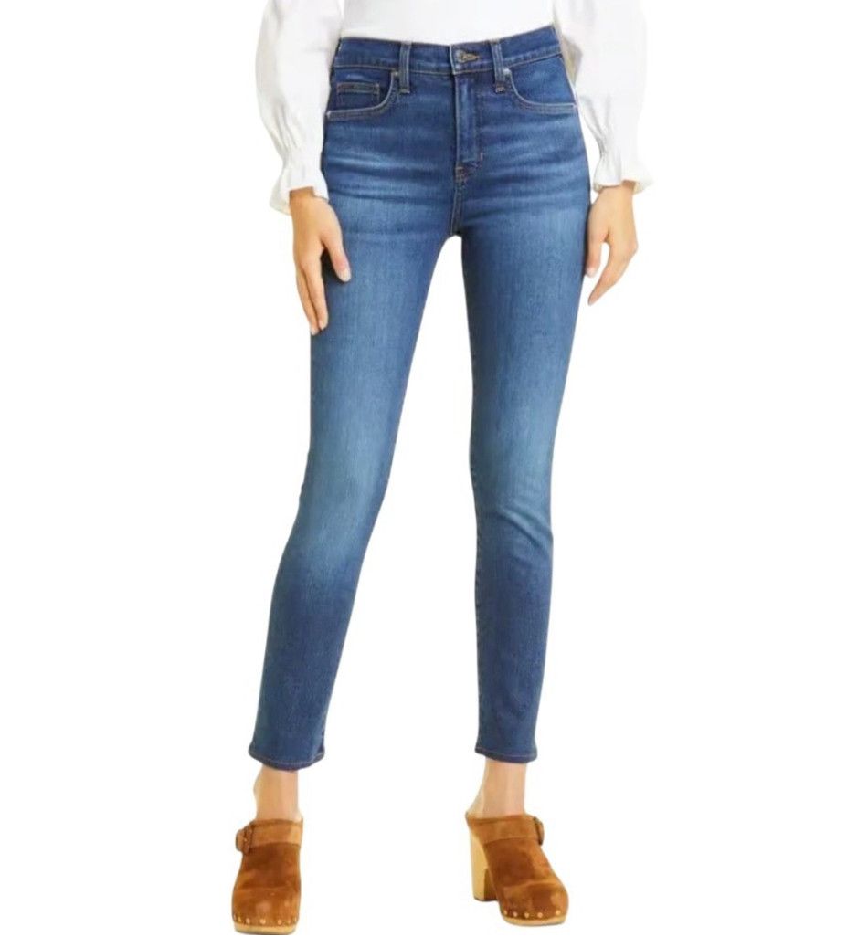 VERONICA BEARD Emma Ankle Skinny Blue Jeans 29 Inseam 27