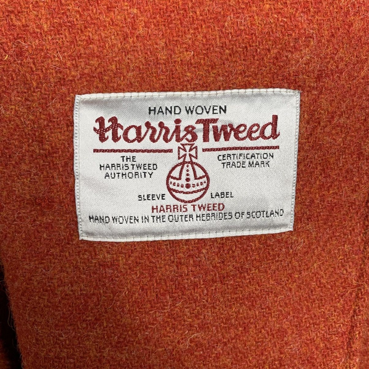 Harris Tweed Pret Pour Partir x Harris Tweed Wool Orange Coat Size XXS / US 00 / IT 34 - 15 Thumbnail
