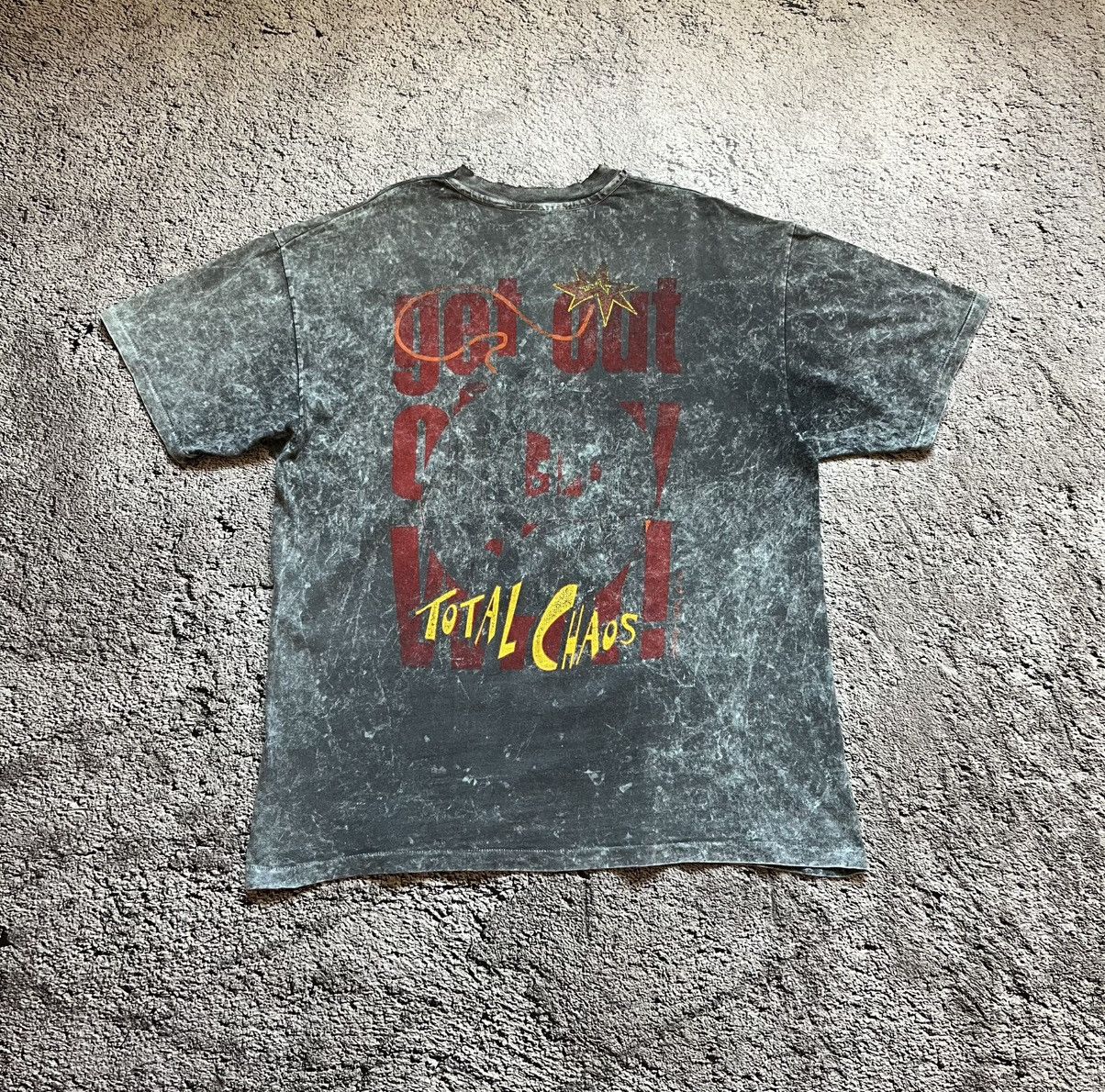 Jerzees Total Chaos Graphic Vintage T-Shirt Size XL Size US XL / EU 56 / 4 - 1 Thumbnail