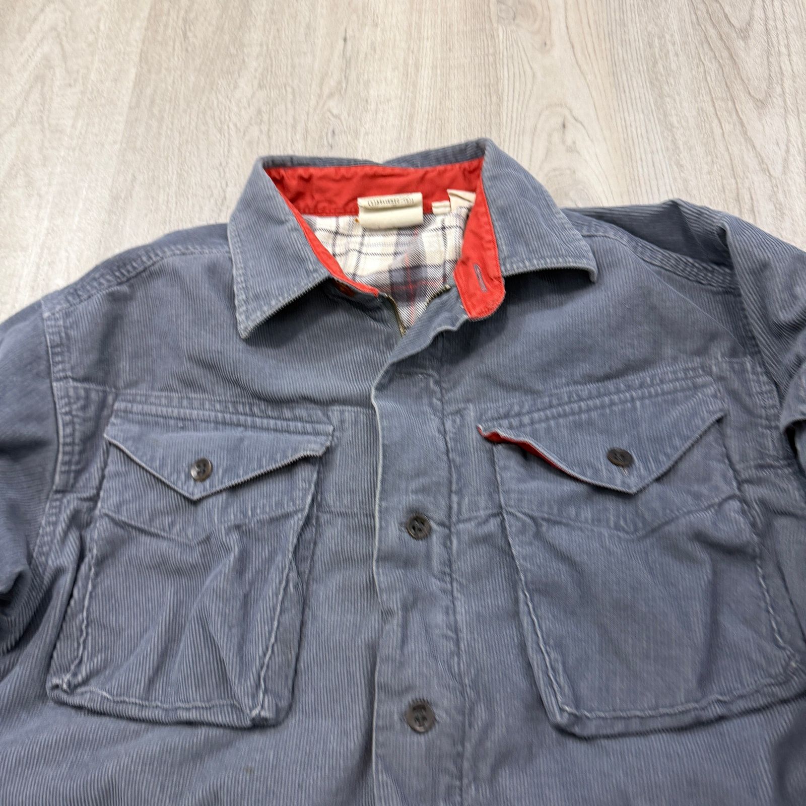 Timberland Vintage Timberland Corduroy Shirt Jacket Large Lined Shacket Size US L / EU 52-54 / 3 - 3 Thumbnail