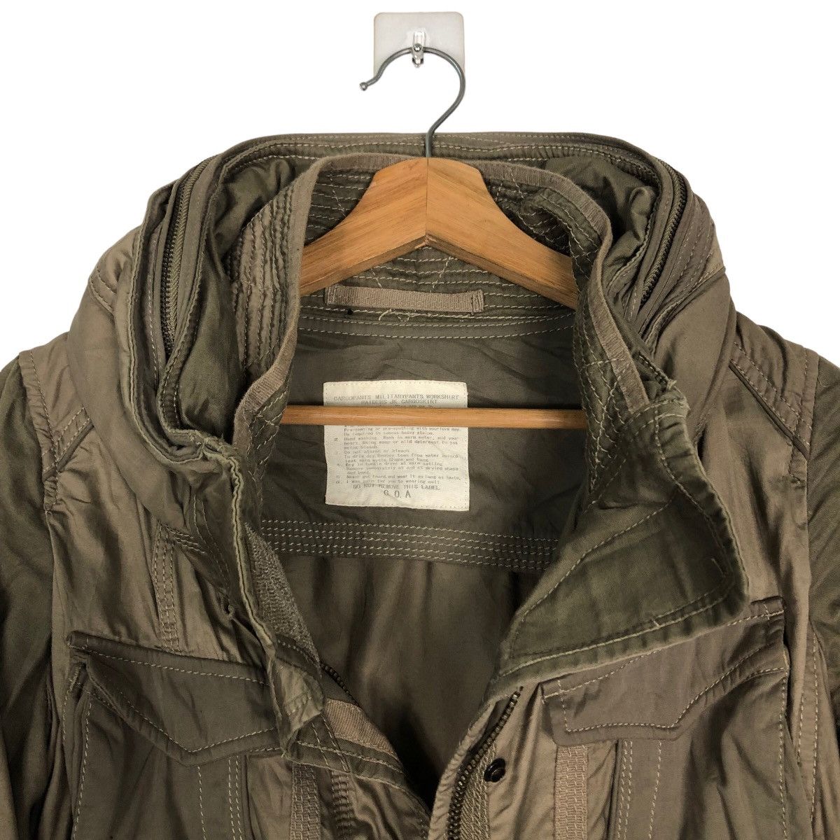 If Six Was Nine 🔥G.O.A Suspended Flare Cargo Jacket Parachute Bondage Size M / US 6-8 / IT 42-44 - 15 Thumbnail