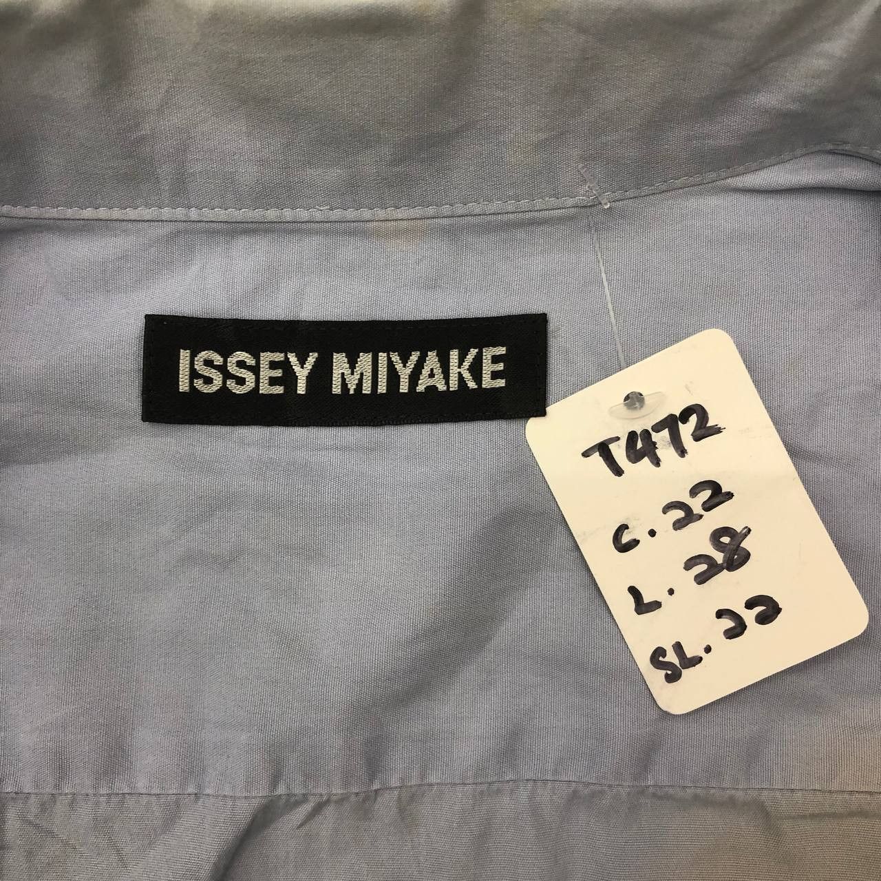 Issey Miyake T472 ISSEY MIYAKE ACID WASH STUDIO SHIRTS Size US L / EU 52-54 / 3 - 11 Thumbnail