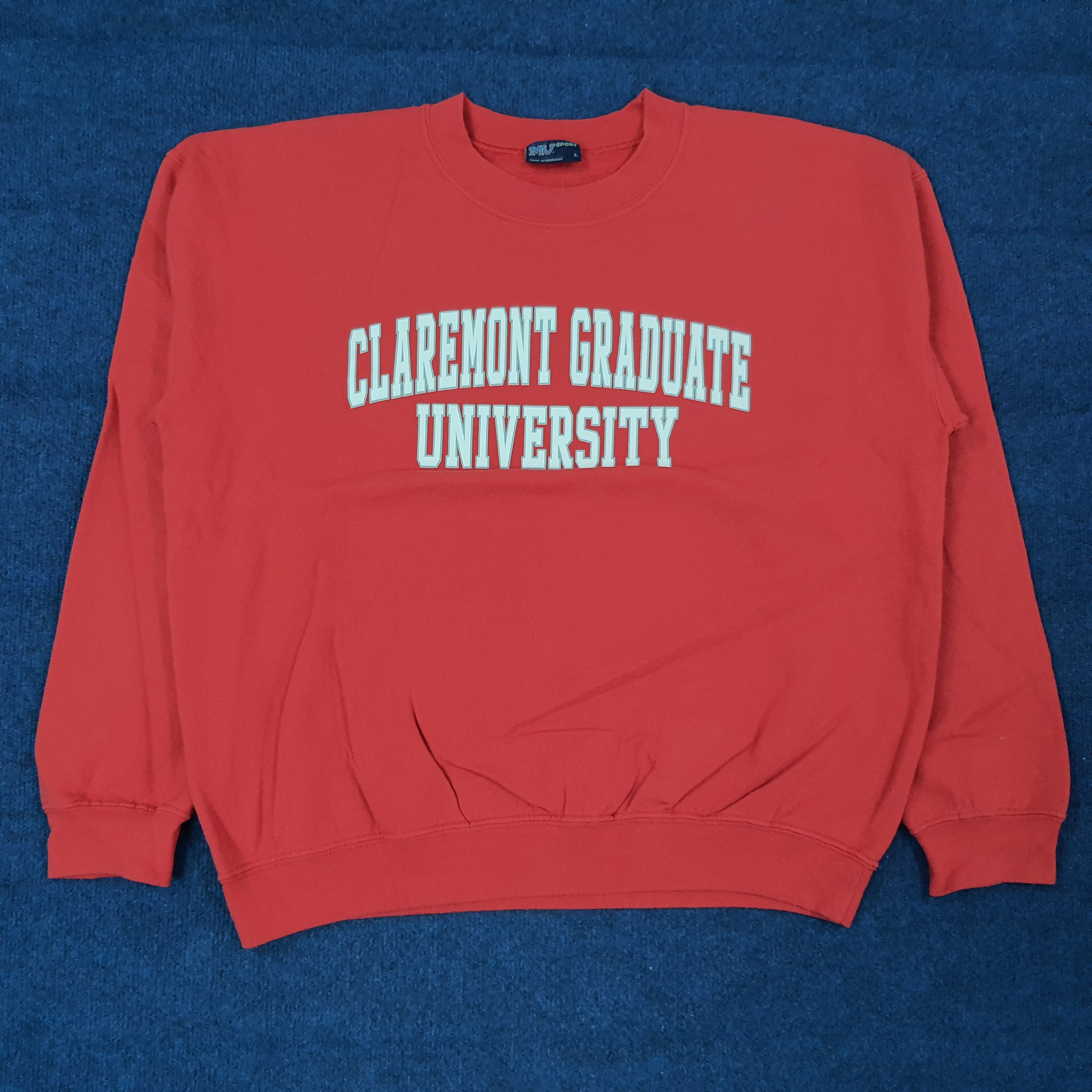 Vintage Vintage Claremont Graduate University Sweatshirt C261N3 Size US L / EU 52-54 / 3 - 1 Thumbnail