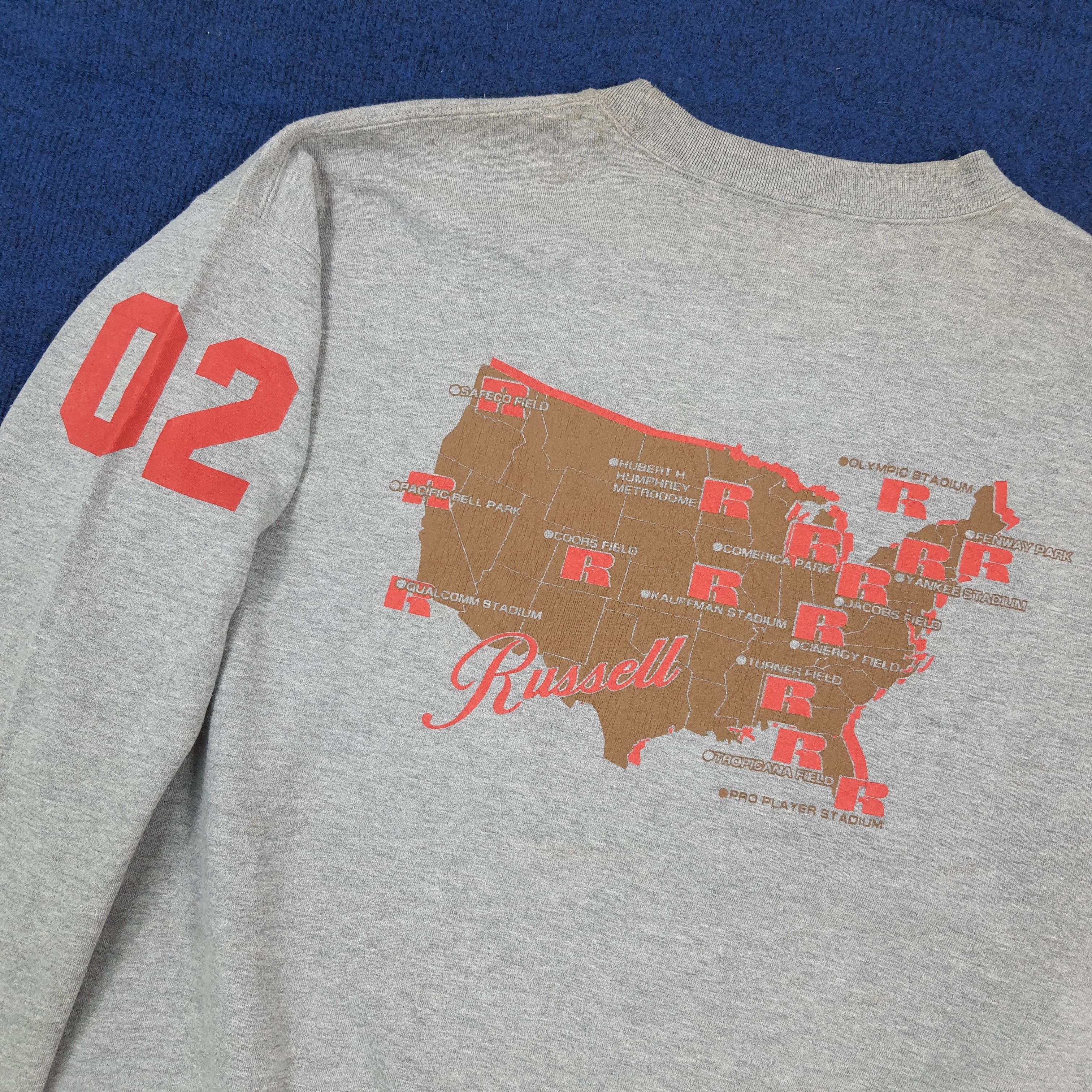 Russell Athletic Vintage Russell Athletic Sports Sweatshirt C307N13 Size US L / EU 52-54 / 3 - 2 Thumbnail