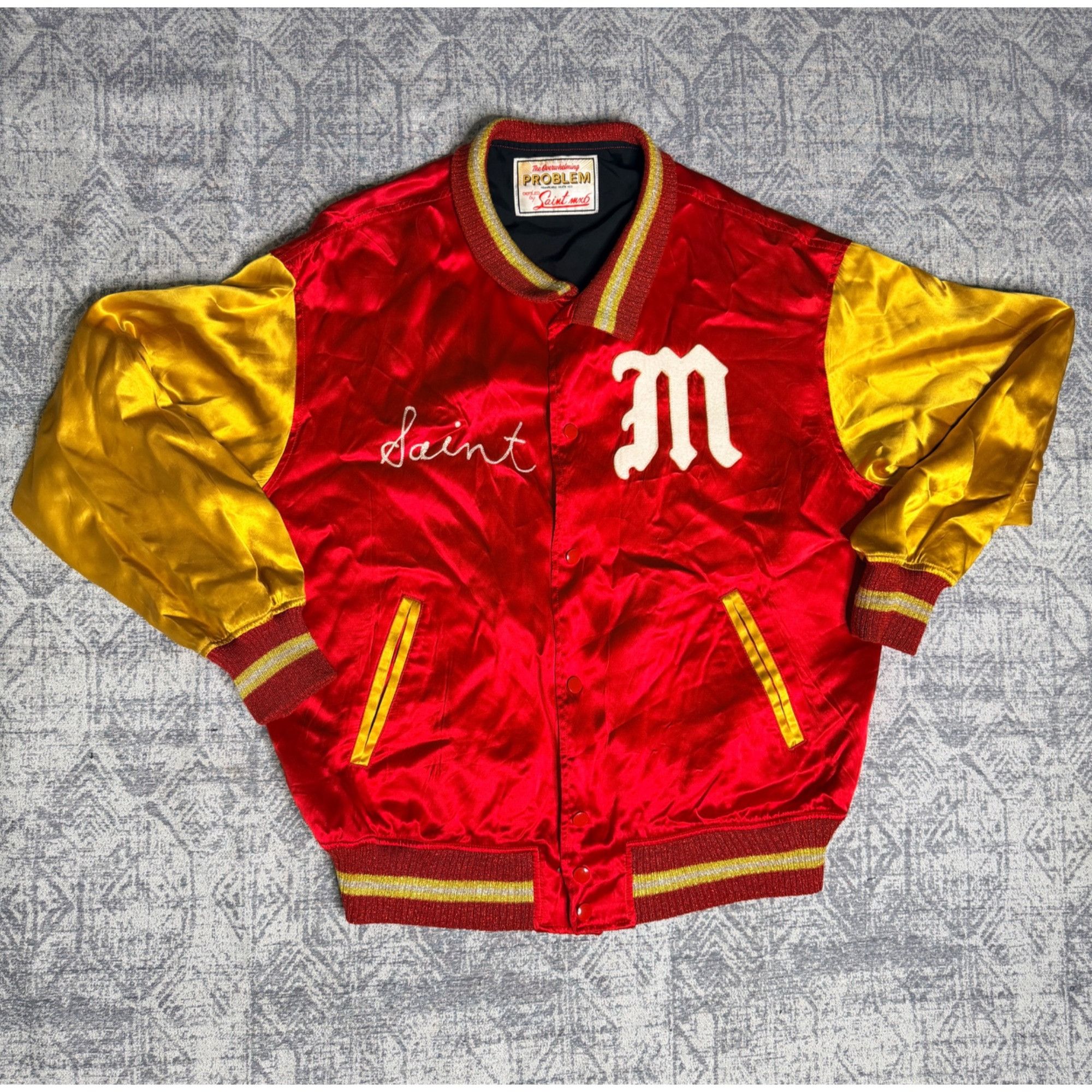 Saint Michael SAINT MICHAEL SAINT VARSITY JACKET Size US L / EU 52-54 / 3 - 1 Thumbnail