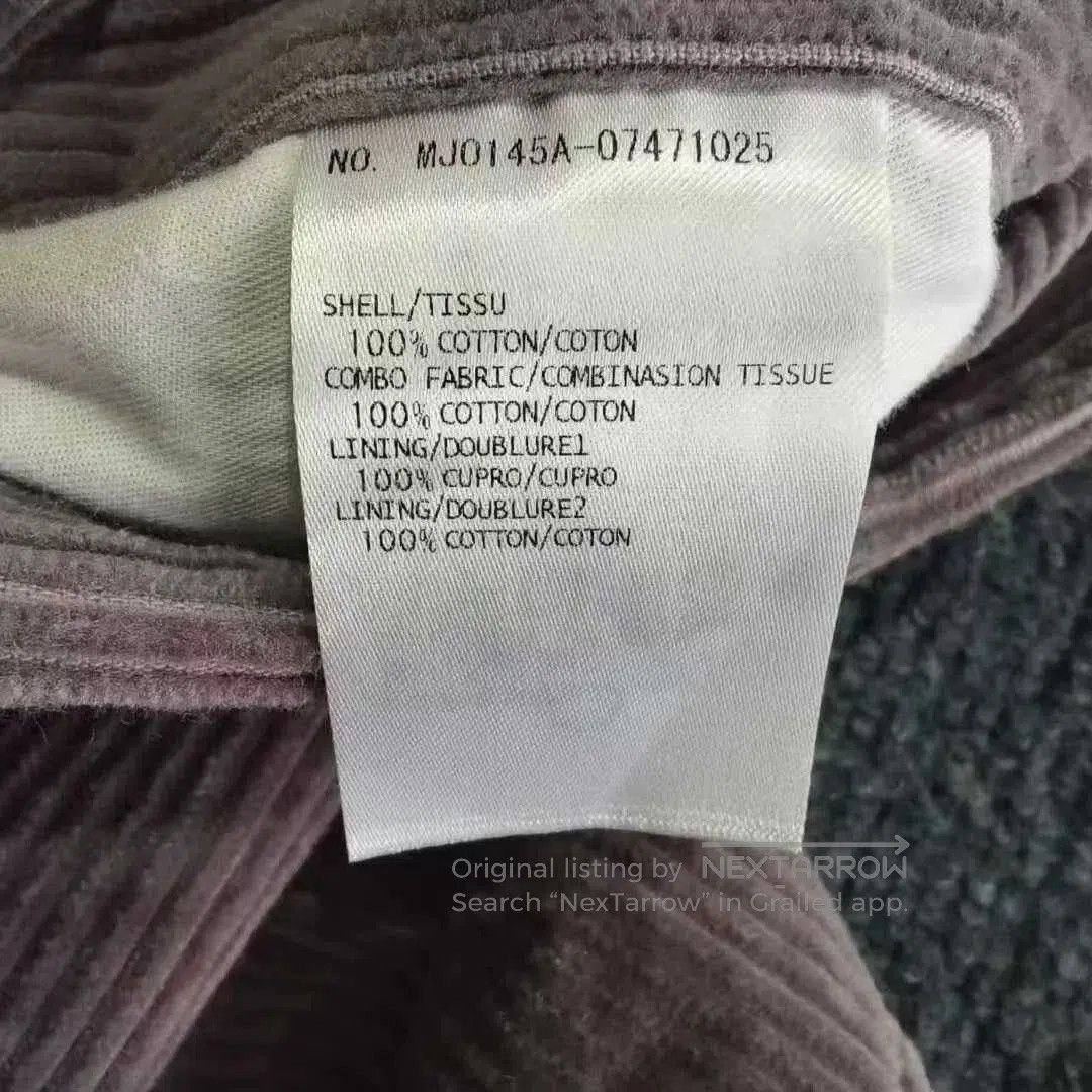 Thom Browne thom browne gray corduroy long sleeve shirt. Size US S / EU 44-46 / 1 - 5 Thumbnail