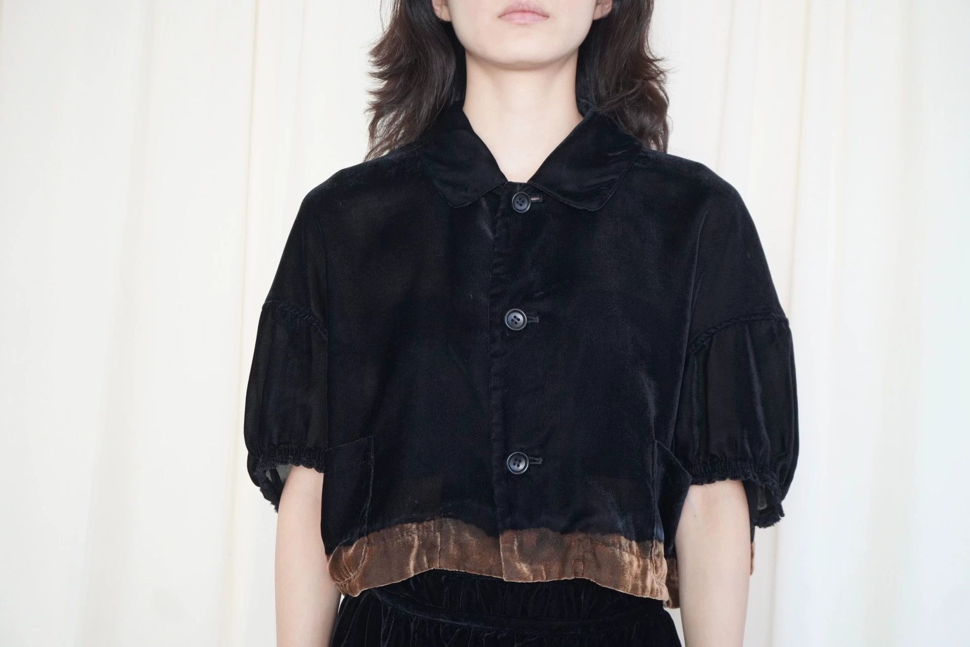Comme des Garcons COMME des GARCONS Discharge Dyed Velvet Cardigan Size S Size S / US 4 / IT 40 - 8 Thumbnail