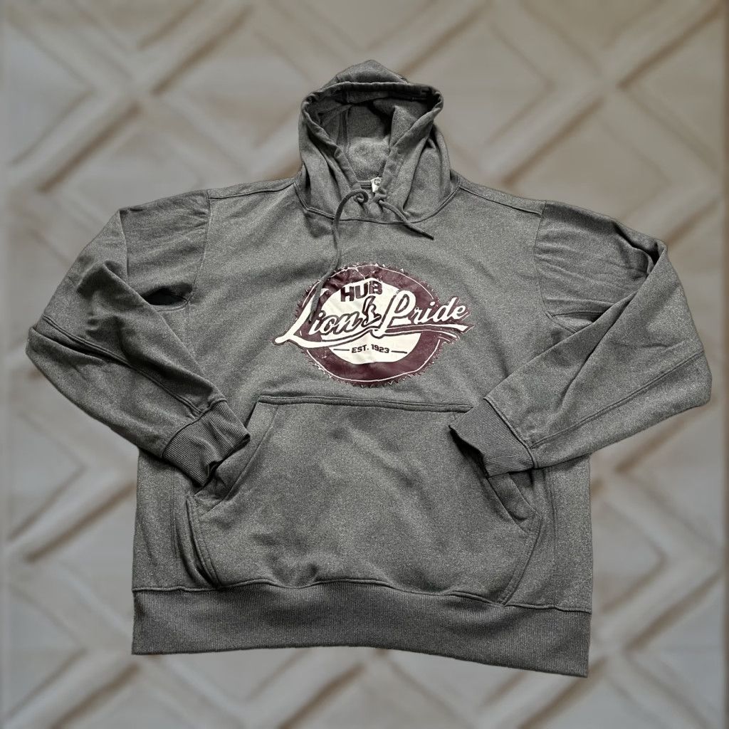Vintage Baw Thermo Tex Hoodie Pullover Sweatshirt Unisex SM Gray Logo Fleece Graphic Hooded Sports Size US S / EU 44-46 / 1 - 1 Thumbnail