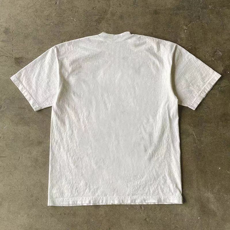 Japanese Brand × Jean White washed vintage bread print cotton t-shirt Size US M / EU 48-50 / 2 - 2 Thumbnail