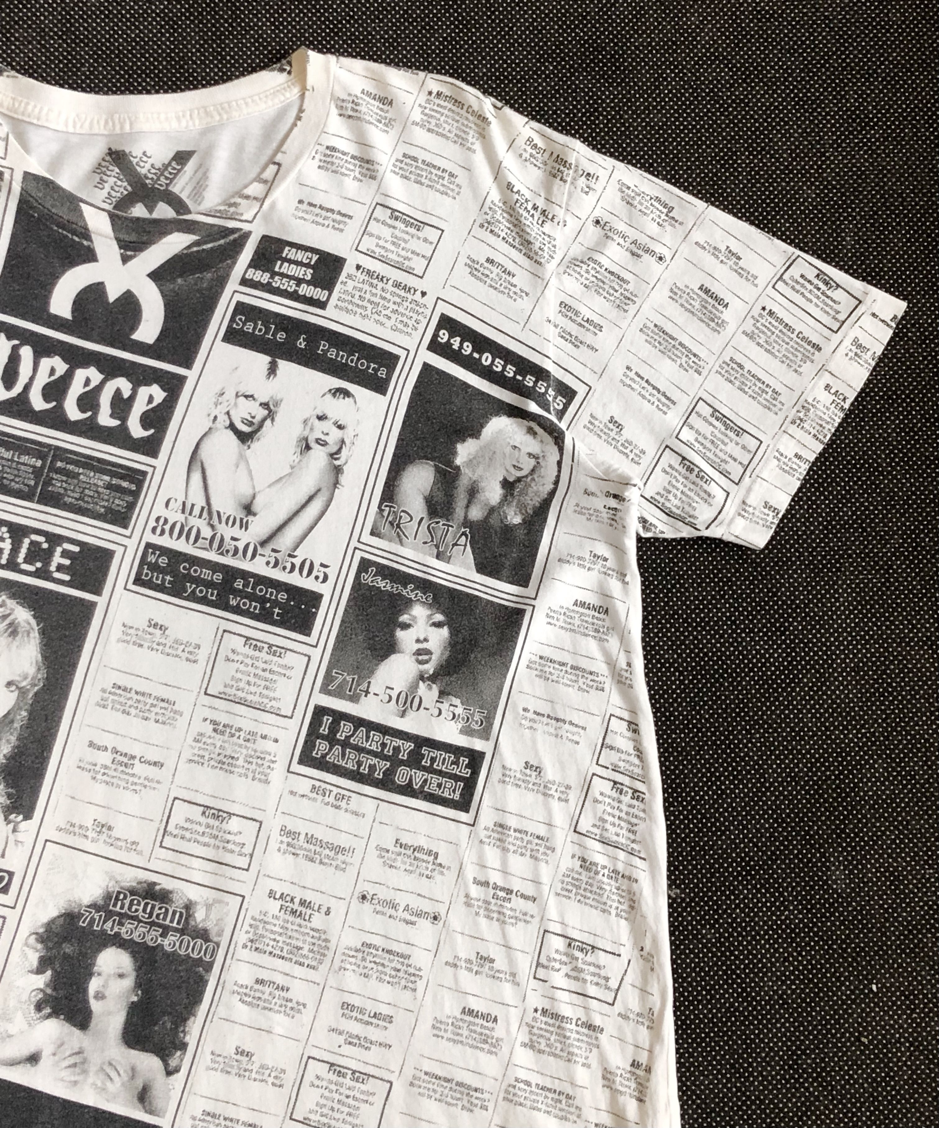 Los Angeles Apparel RARE🔥L.A. VEECE PUSSY CALLGIRL SEX XXX PORNSTAR Size US XL / EU 56 / 4 - 3 Thumbnail
