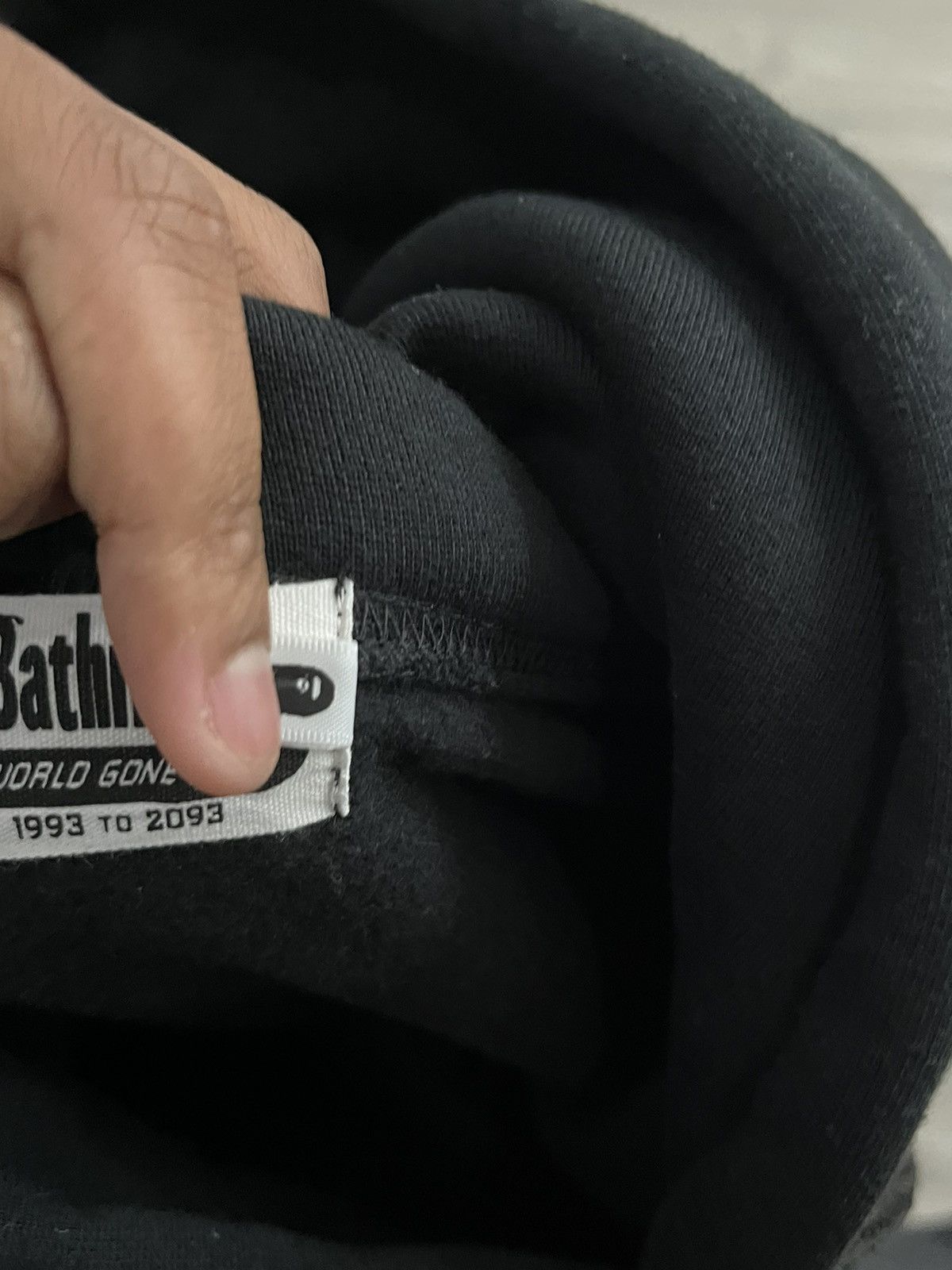 Bape Black bape pullover hoodie Size US M / EU 48-50 / 2 - 4 Thumbnail