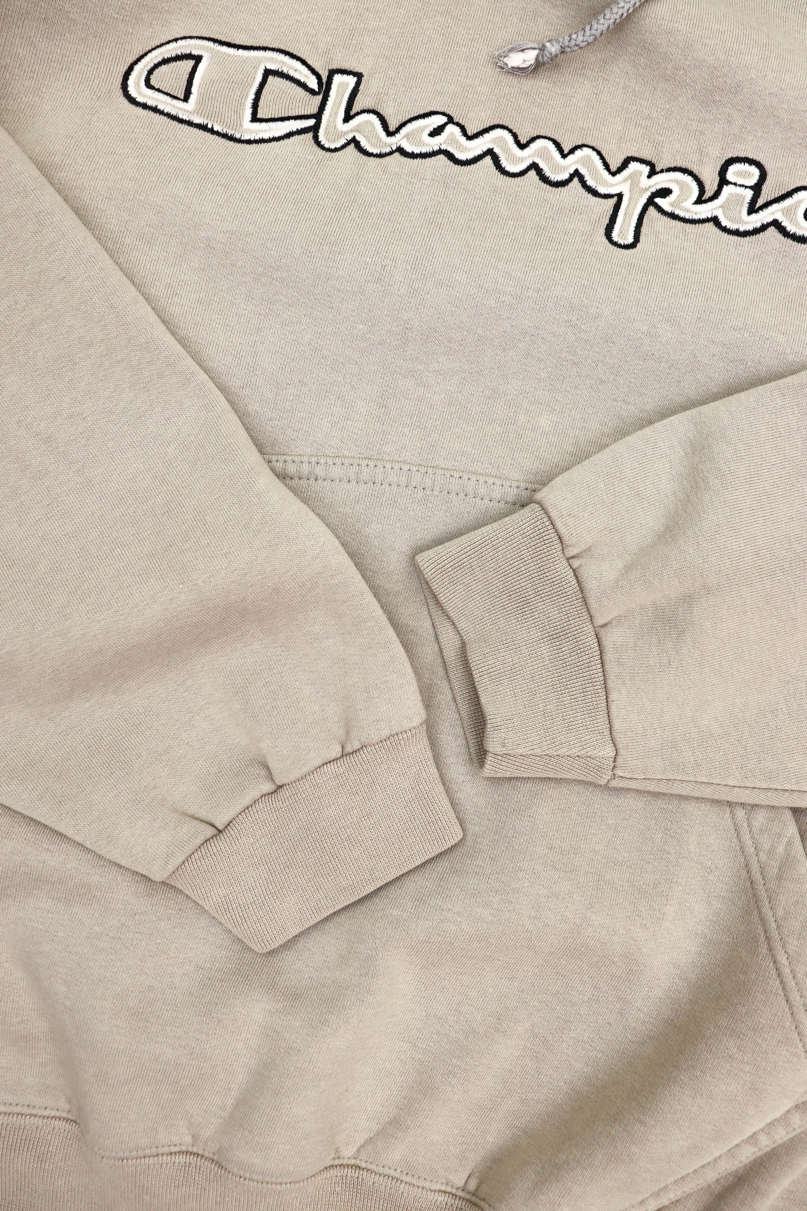 Champion 90s Vintage Champion NY USA Sun Faded Beige Hoodie Size US L / EU 52-54 / 3 - 9 Thumbnail