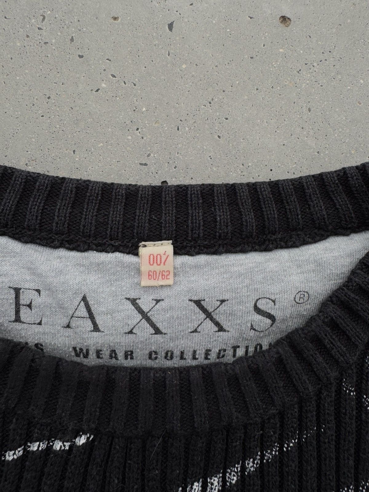 Japanese Brand × Vintage Vintage Y2K avantgarde tribal black opium sweater super rare Size US XXL / EU 58 / 5 - 2 Thumbnail