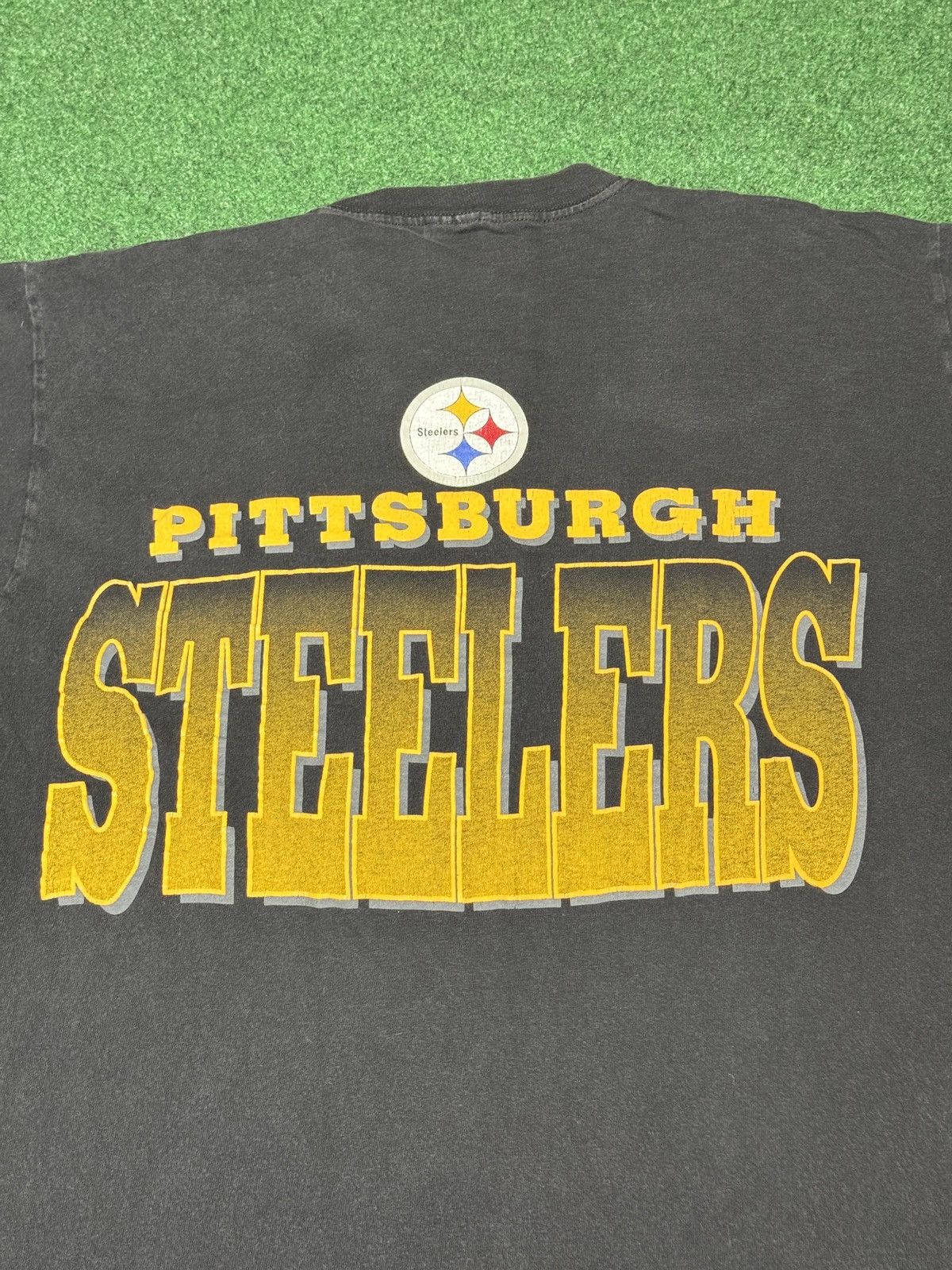 Starter Vintage 90s Pittsburgh Steelers RARE INSANE Starter T Shirt Size US L / EU 52-54 / 3 - 6 Thumbnail