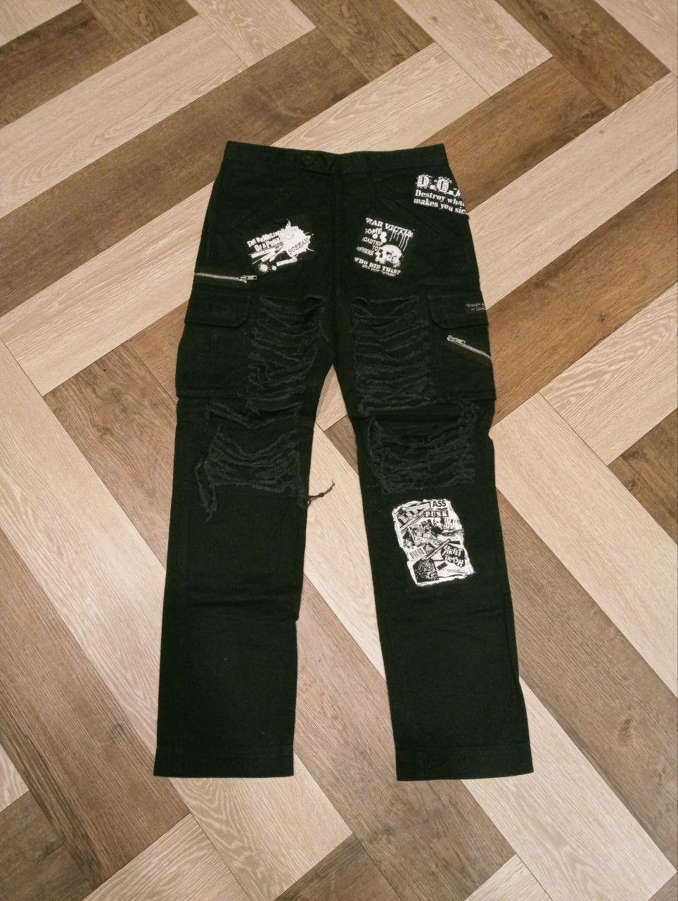 Seditionaries SEX POT REVENGE JAPAN BY THE ROADSIDE PUNK PANTS Size US 30 / EU 46 - 2 Thumbnail