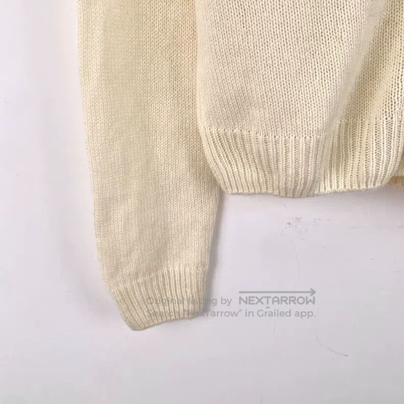 Dior Dior Beige cashmere V-neck single-breasted long-sleeved kn Size XS / US 0-2 / IT 36-38 - 4 Thumbnail